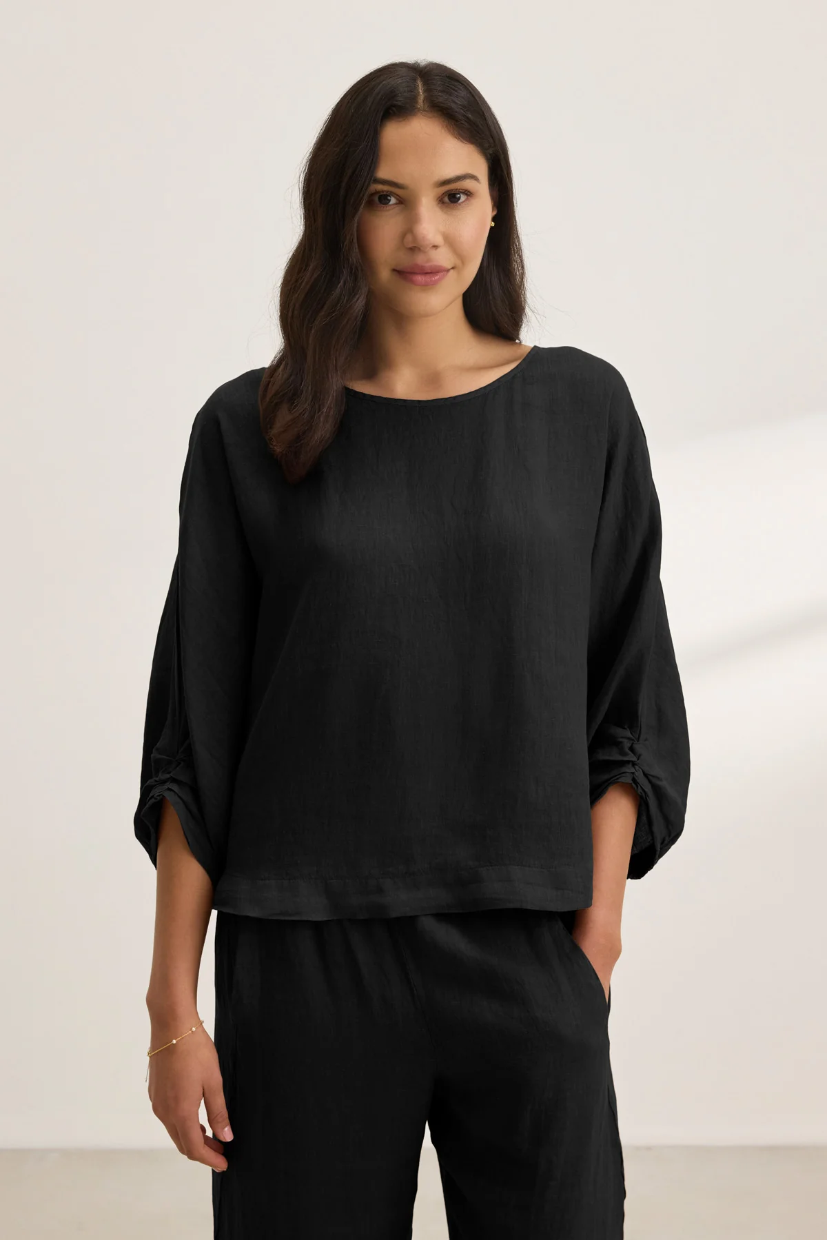 CASS LINEN TOP