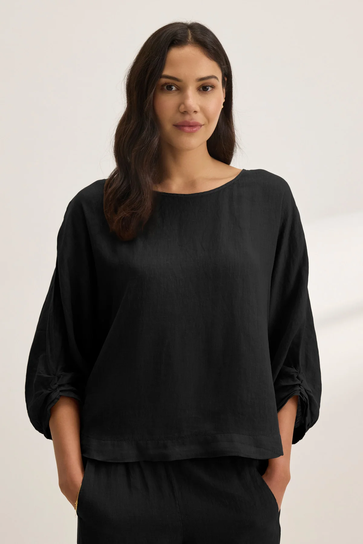 CASS LINEN TOP