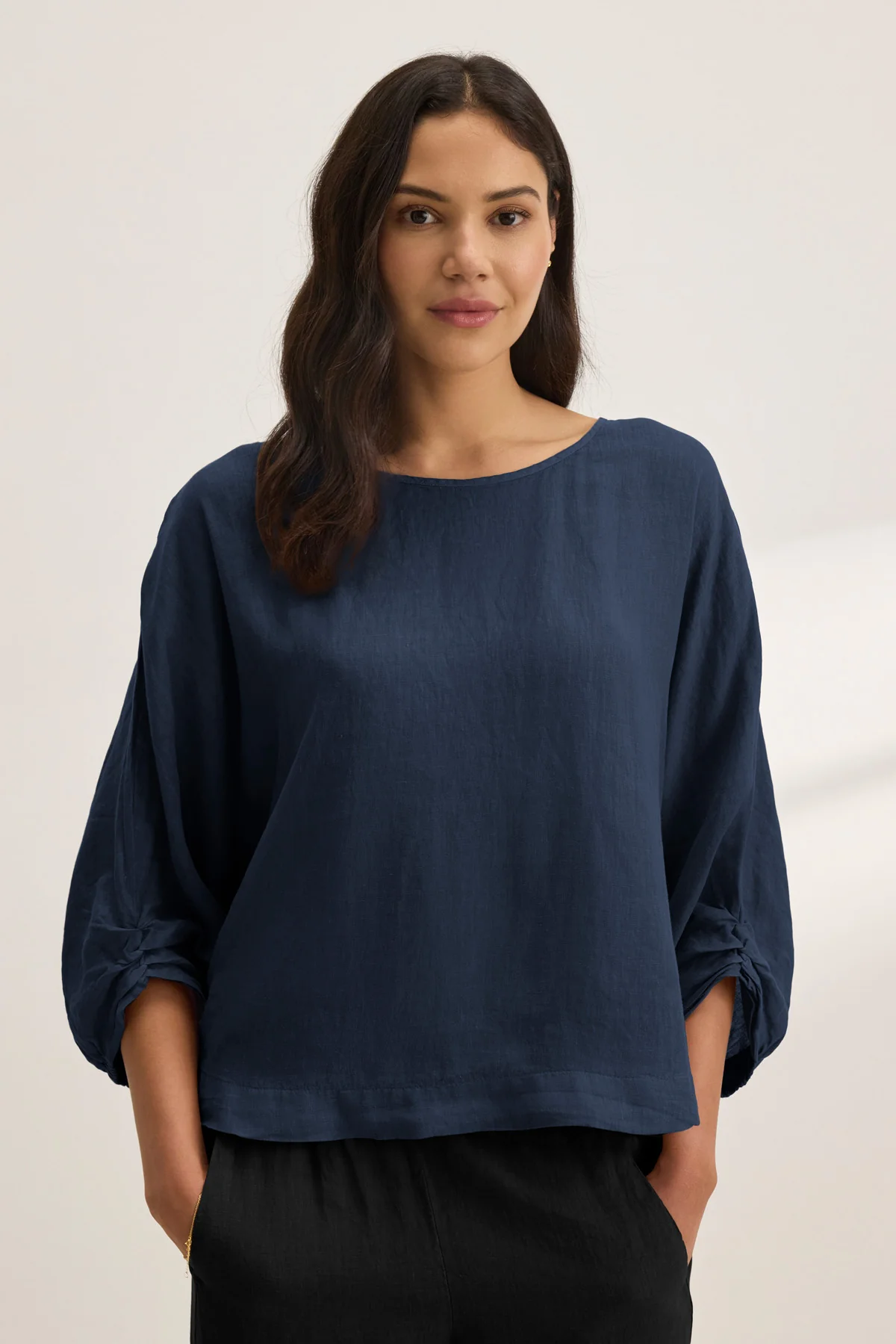 CASS LINEN TOP