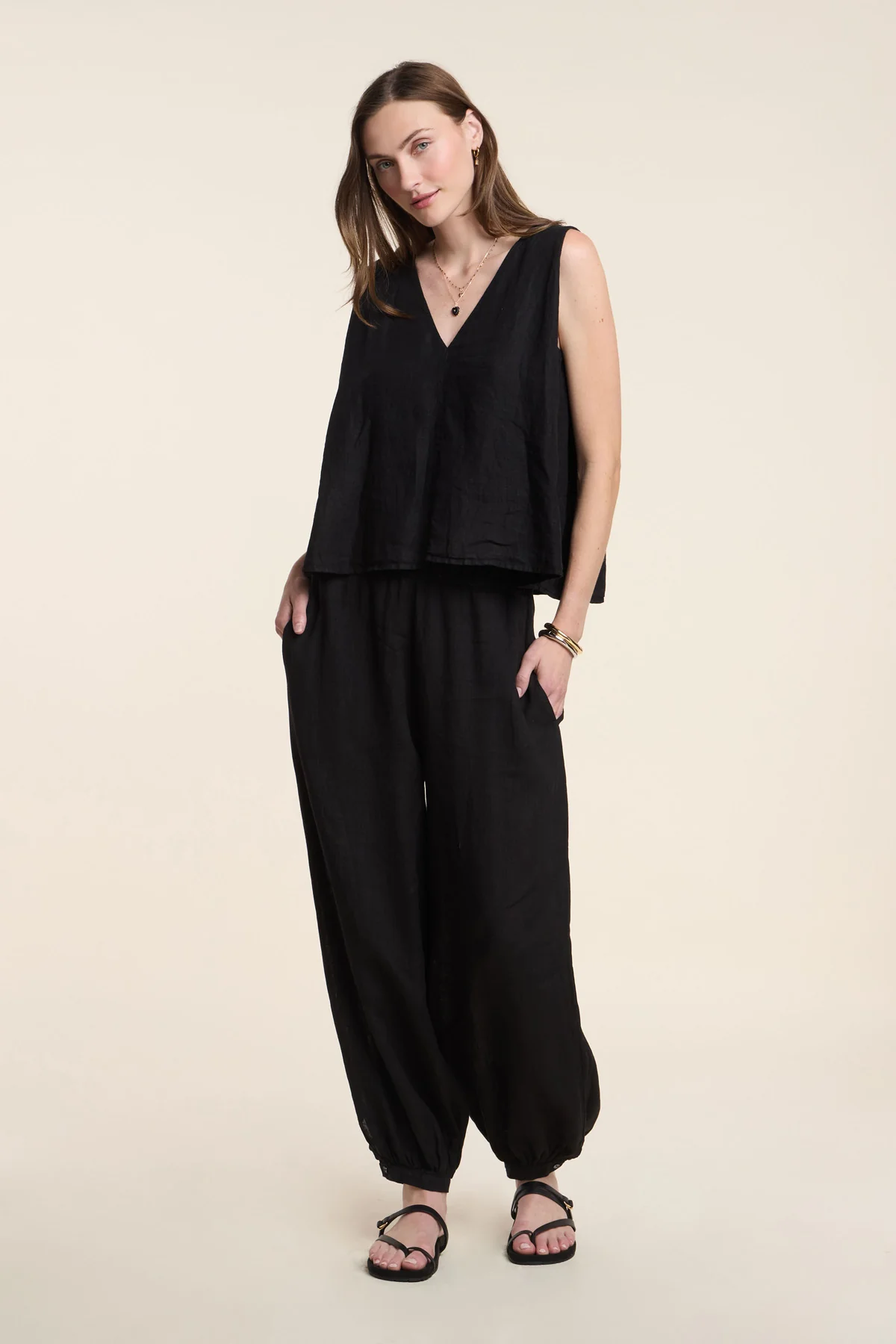 RENNA LINEN TOP