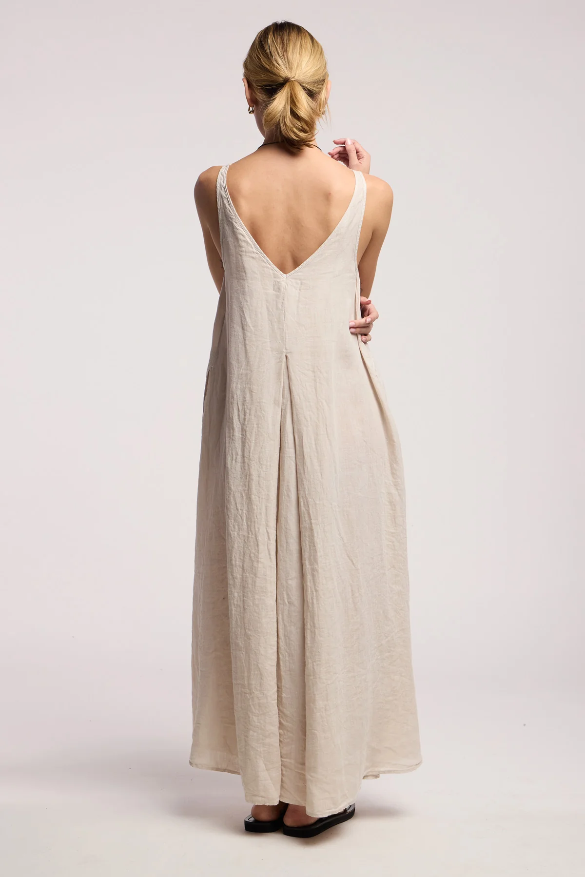 RETA LINEN DRESS