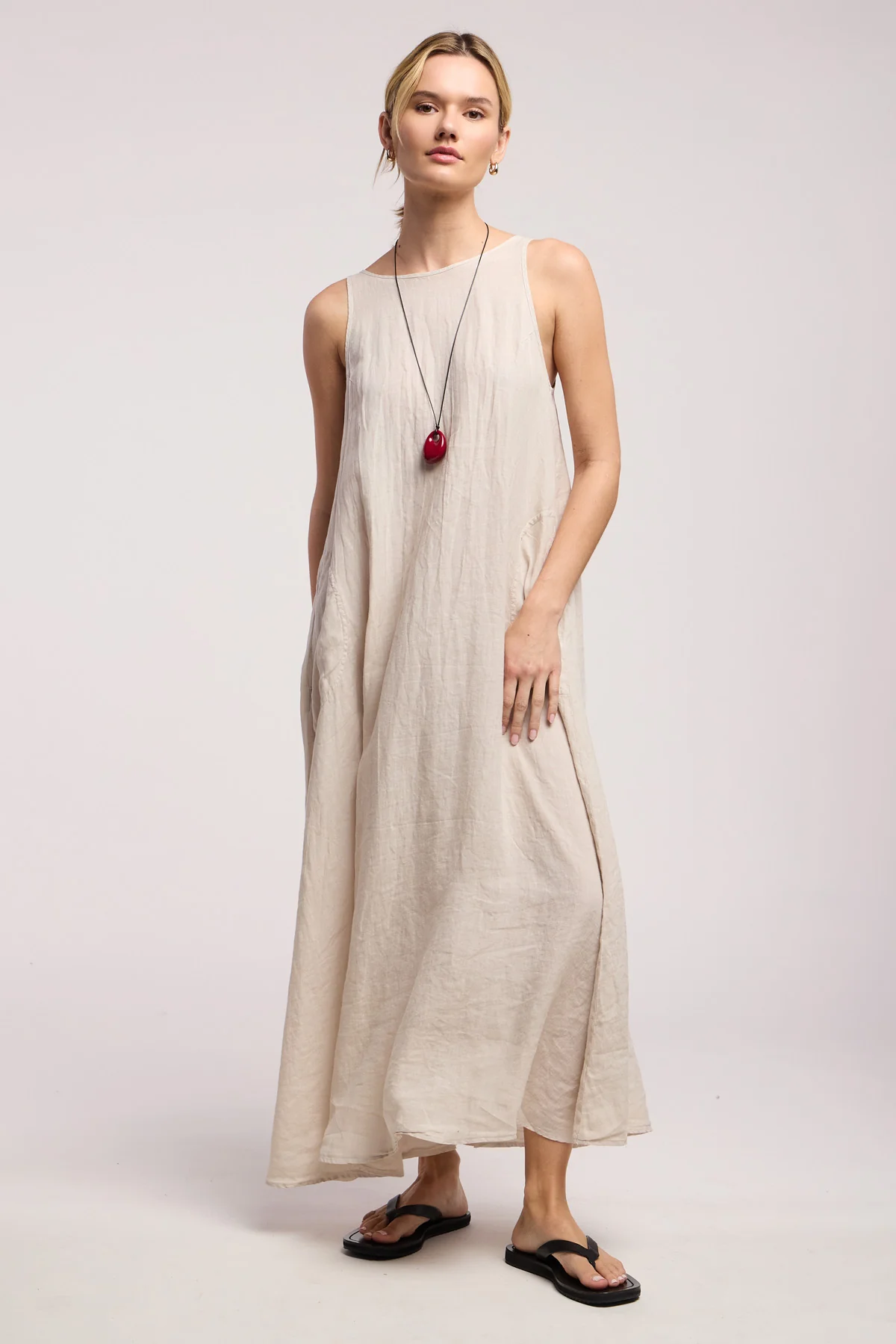 RETA LINEN DRESS