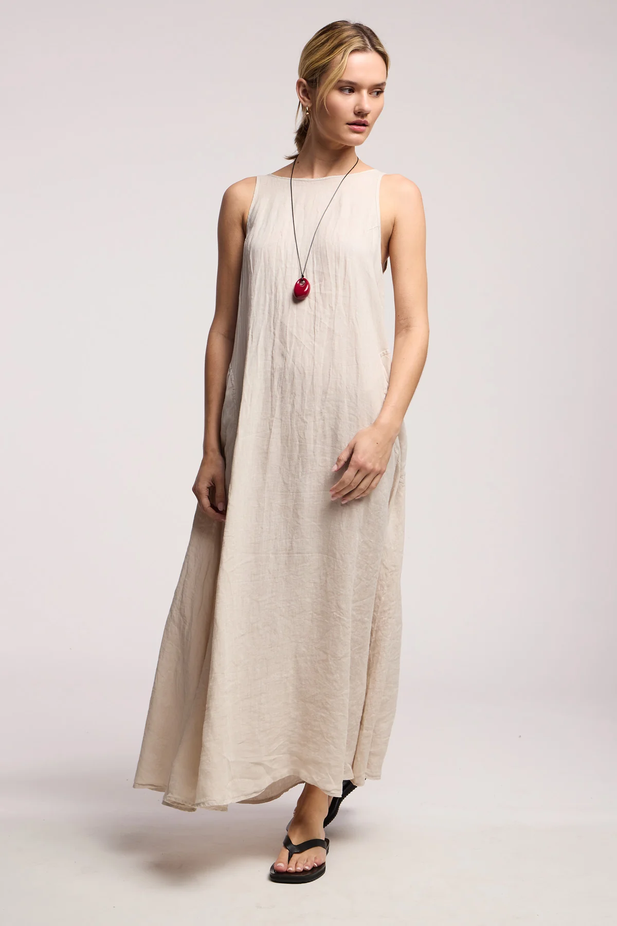 RETA LINEN DRESS