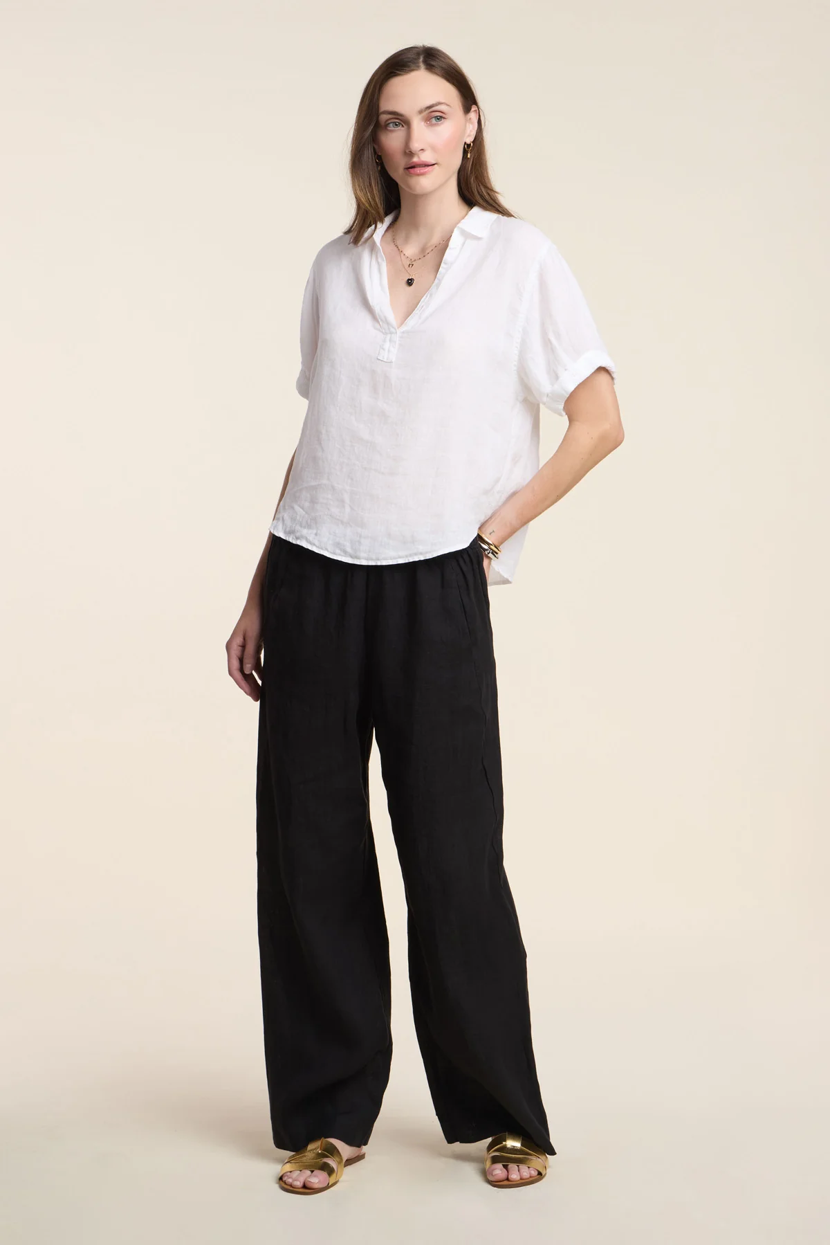 STEPHANIE LINEN PANT