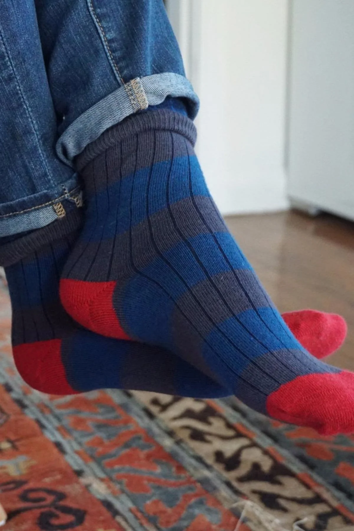 4100-striped-rib-crew-sock-by-little-river-sock-mill-7.webp STRIPED RIB CREW SOCK BY LITTLE RIVER SOCK MILL