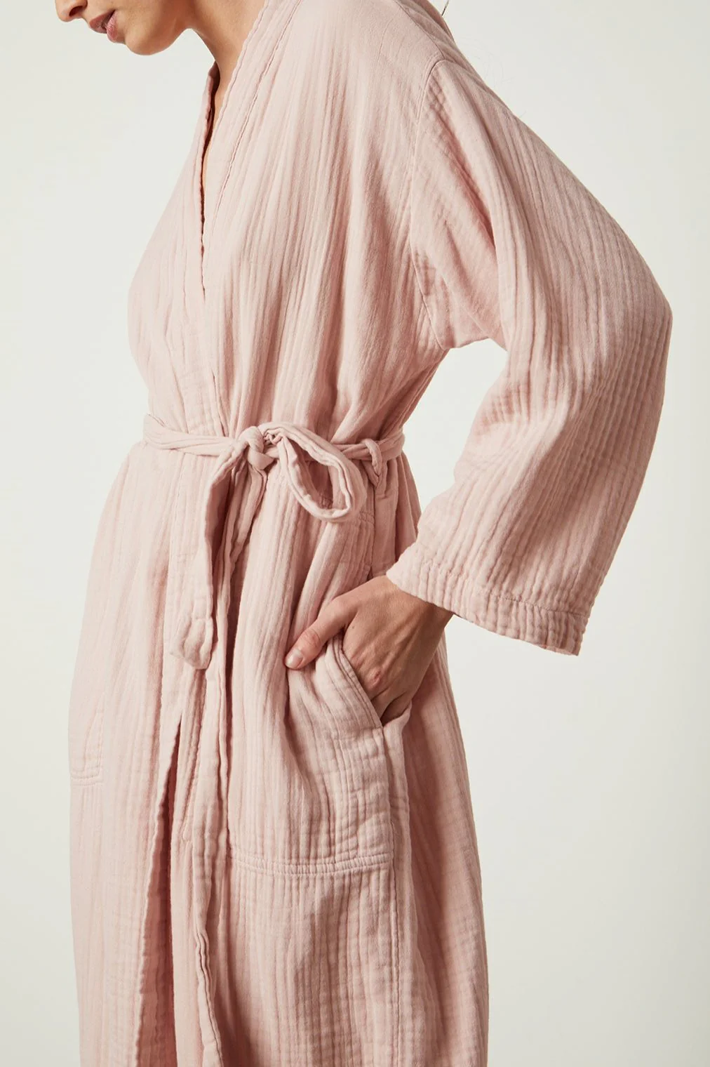 COTTON GAUZE ROBE