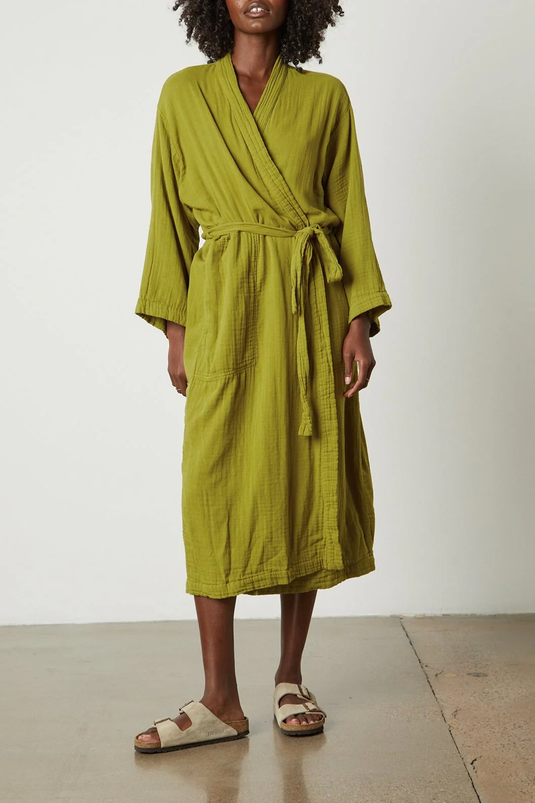 COTTON GAUZE ROBE