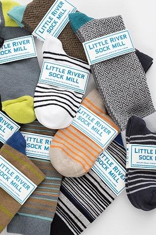 4299-striped-bootie-sock-by-little-river-sock-mill-13.jpg STRIPED BOOTIE SOCK BY LITTLE RIVER SOCK MILL