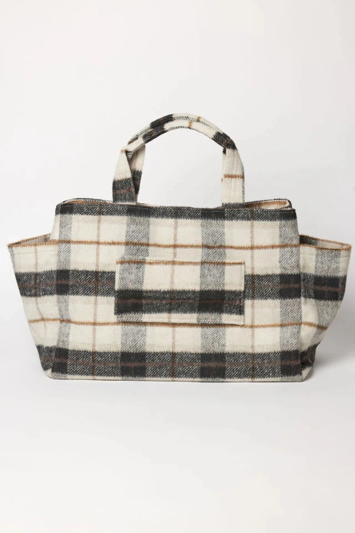 PLAID TOTE