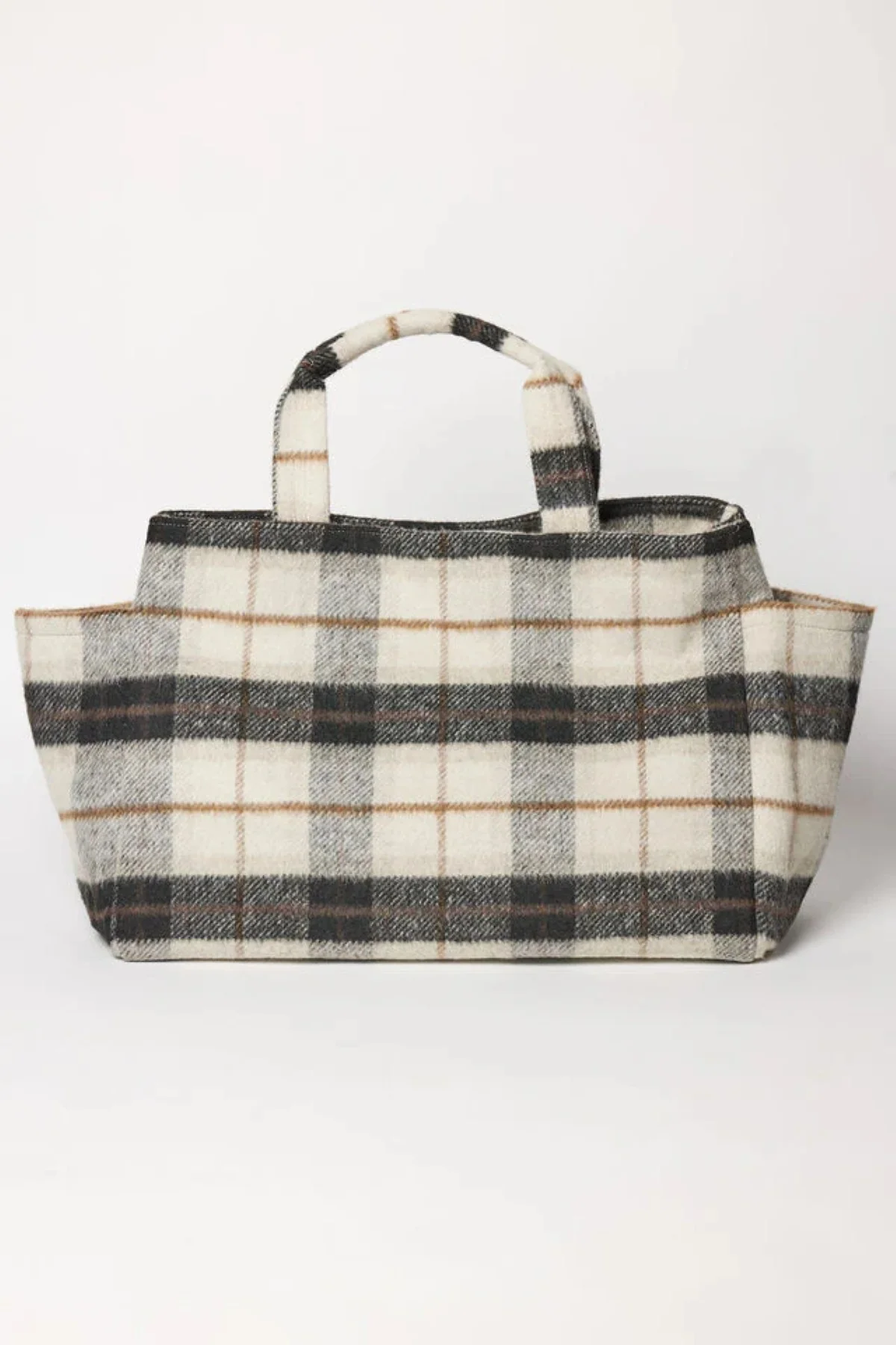 PLAID TOTE