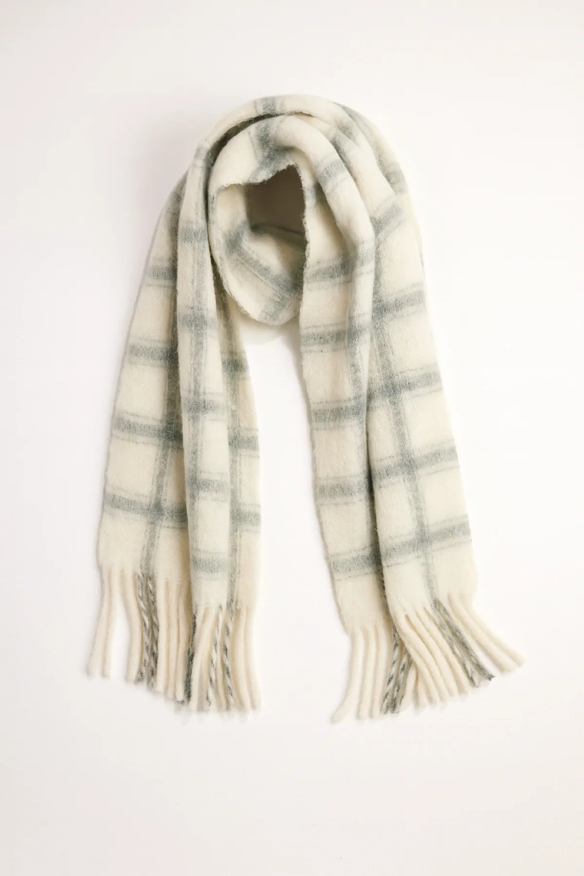 WARM WINDOW PLAID SCARF
