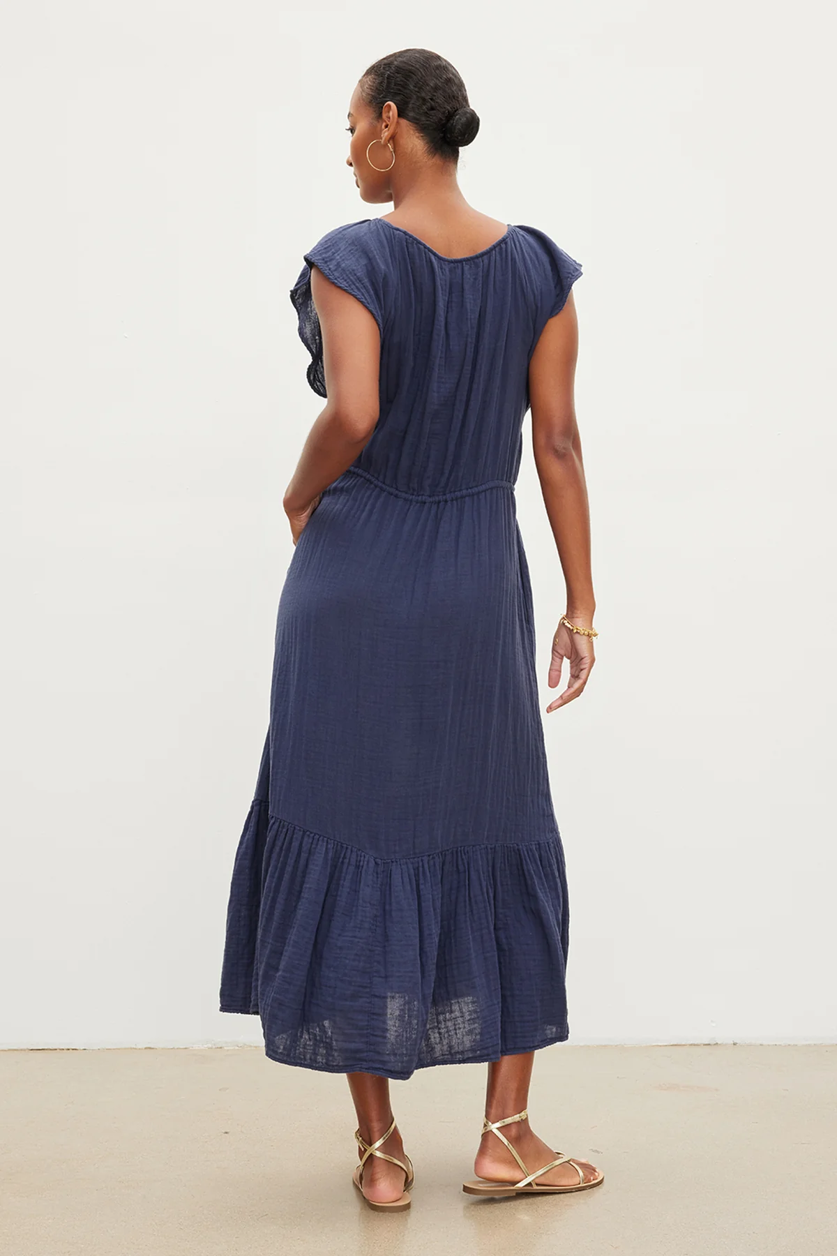ADALYN COTTON GAUZE TIERED DRESS
