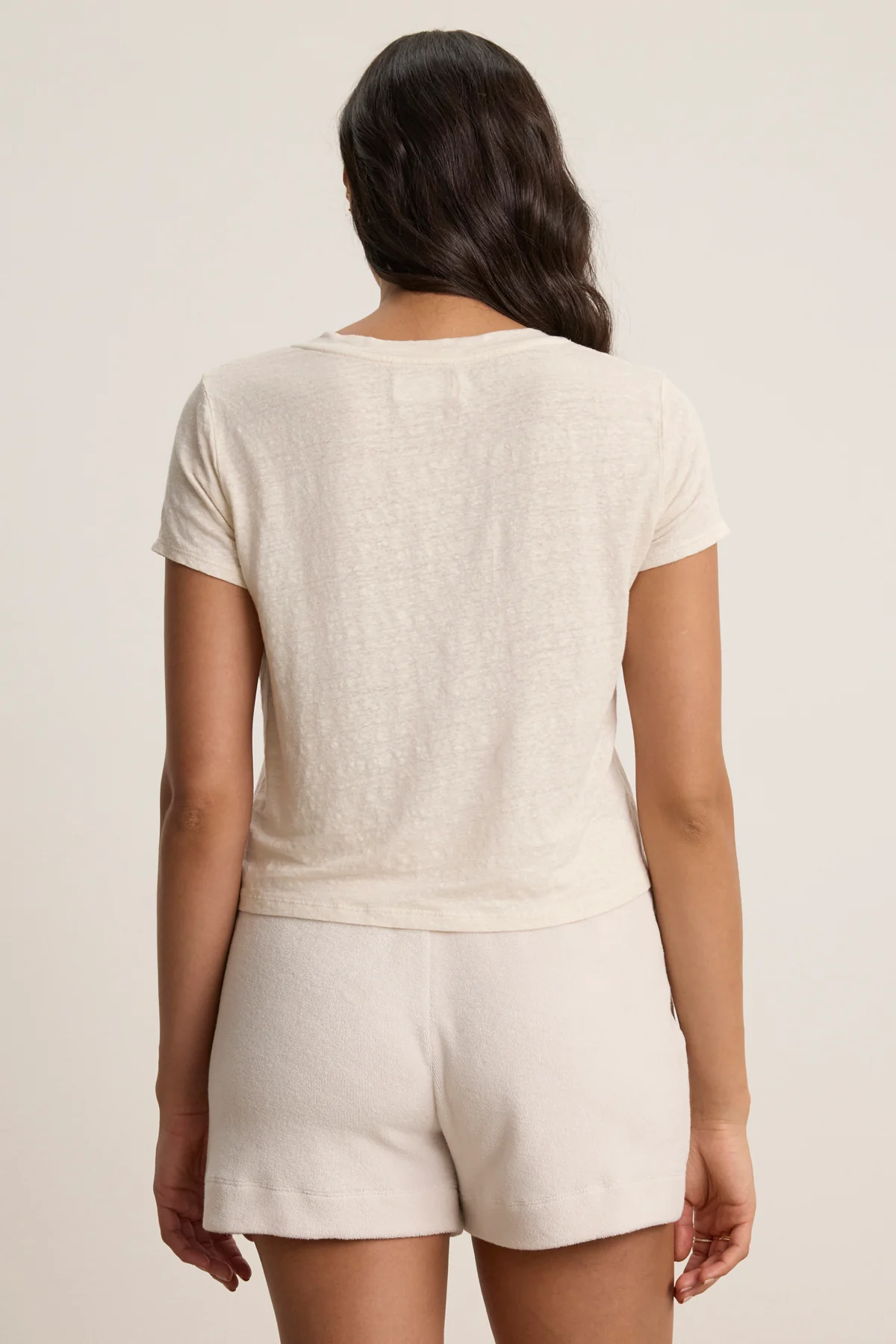AMBER LINEN KNIT TEE