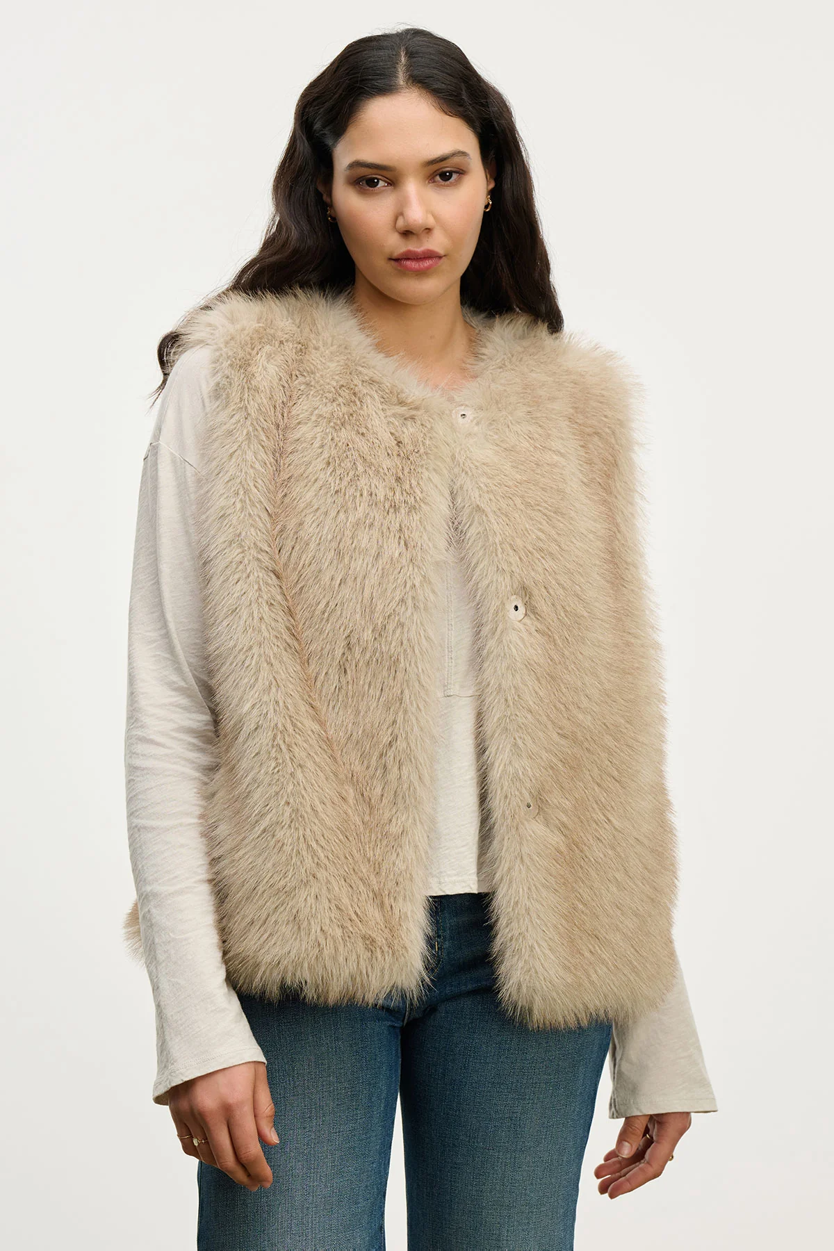 ANASTASIA FAUX FUR VEST
