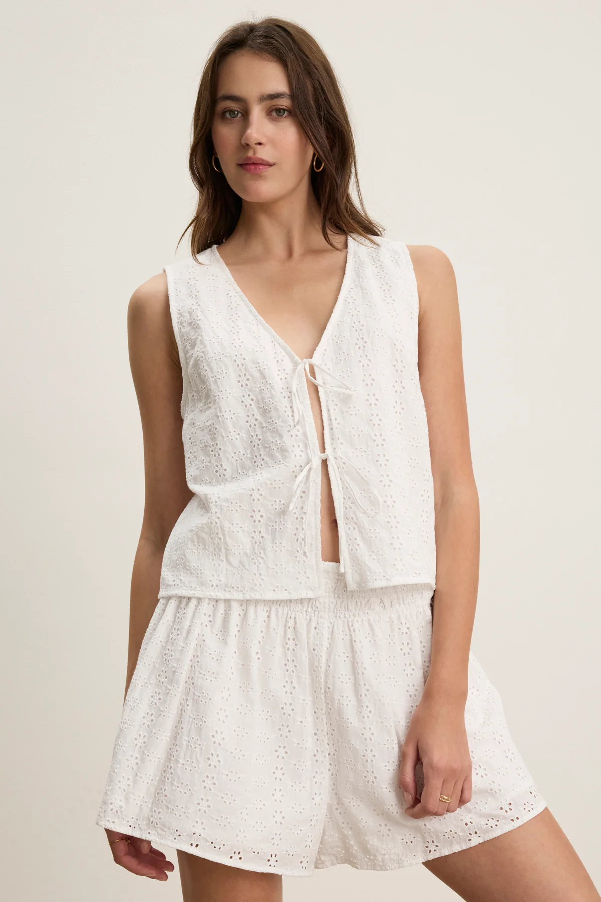 AVA EYELET TOP