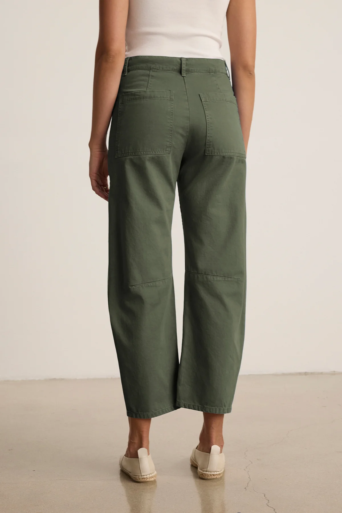 BRYLIE SANDED TWILL UTILITY PANT