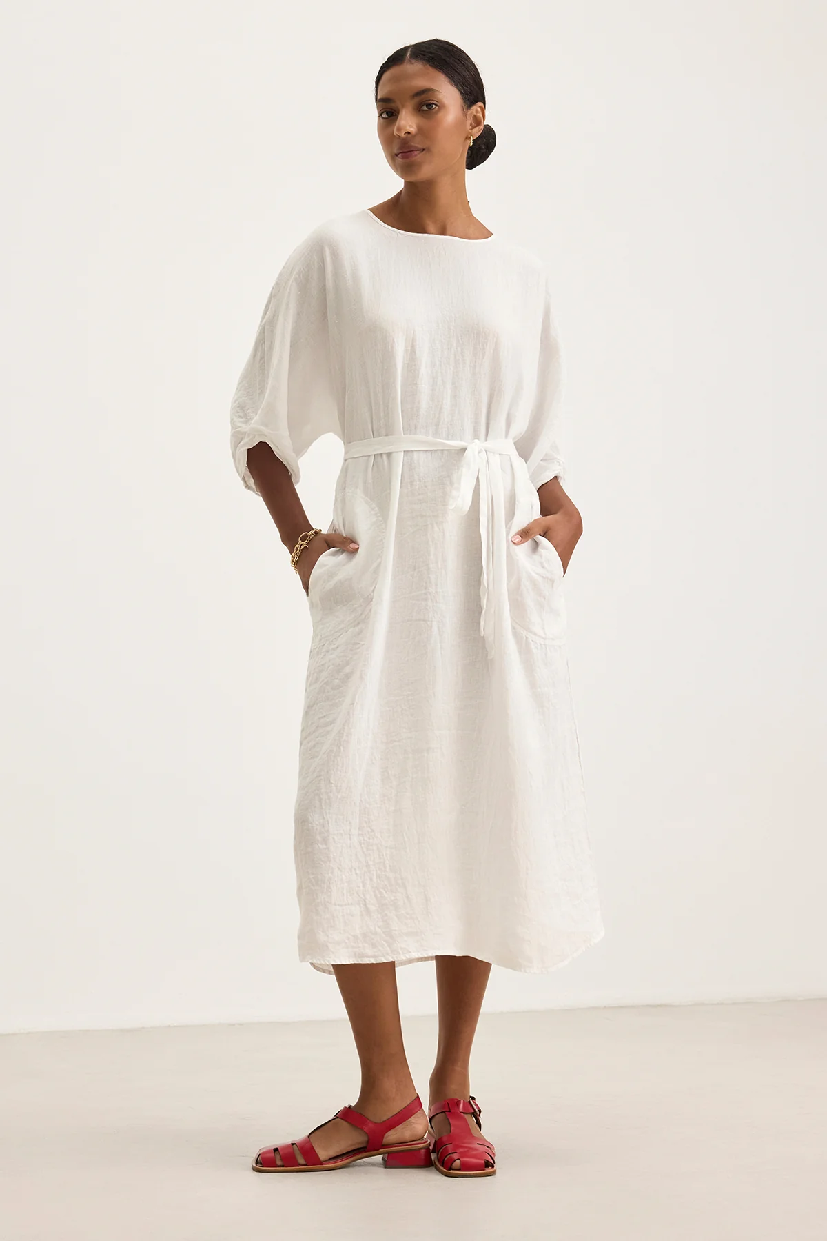 CARMEN LINEN DRESS