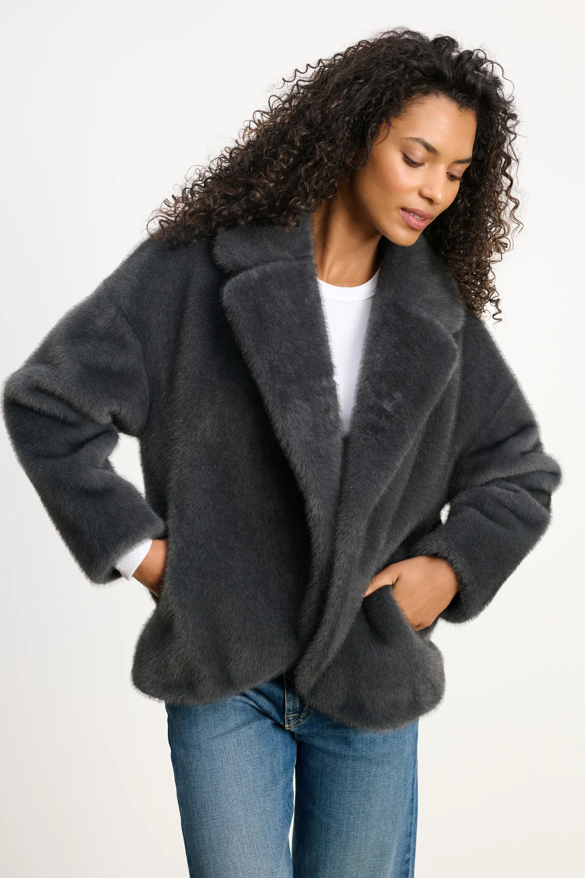 CAROLYN FAUX FUR JACKET