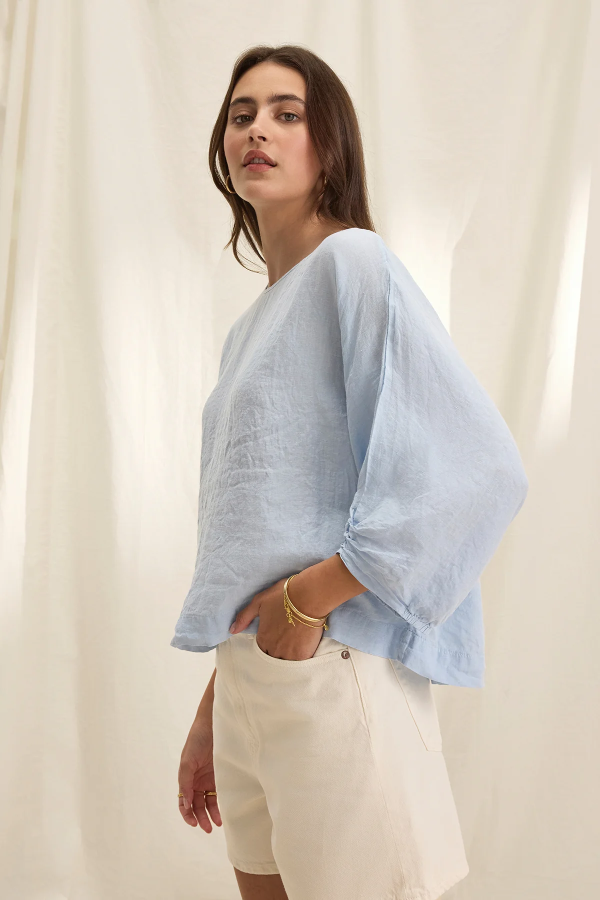 CASS LINEN TOP