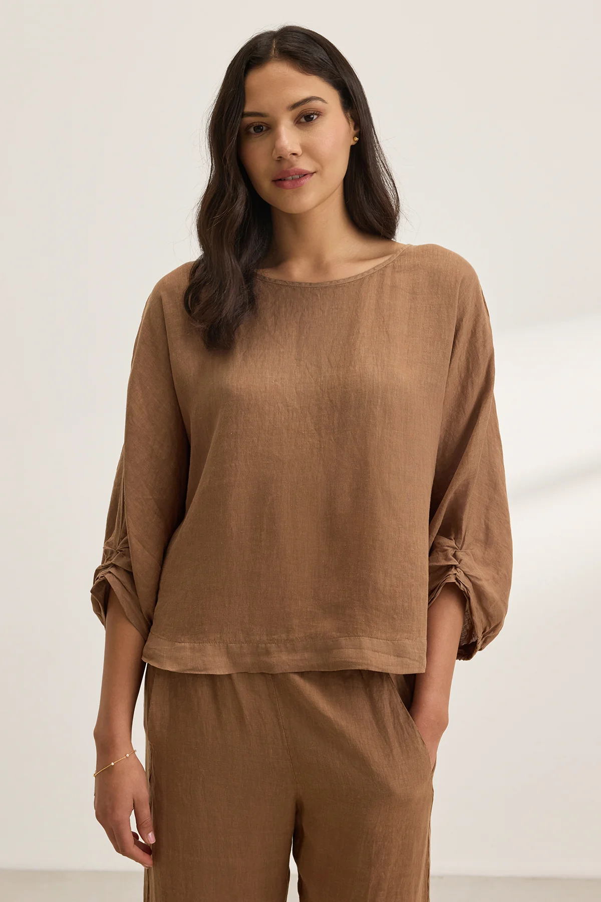 CASS LINEN TOP