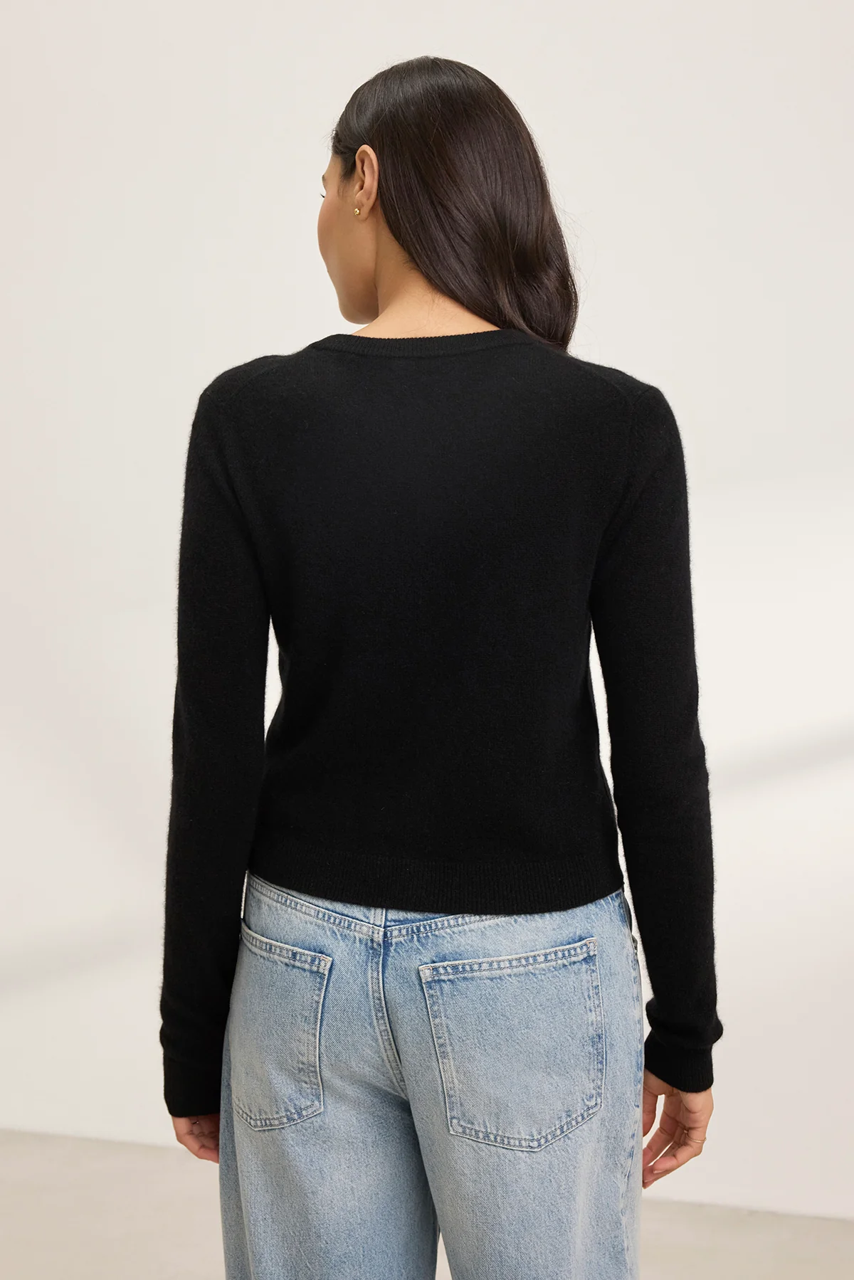 CHRICHET CASHMERE CARDIGAN