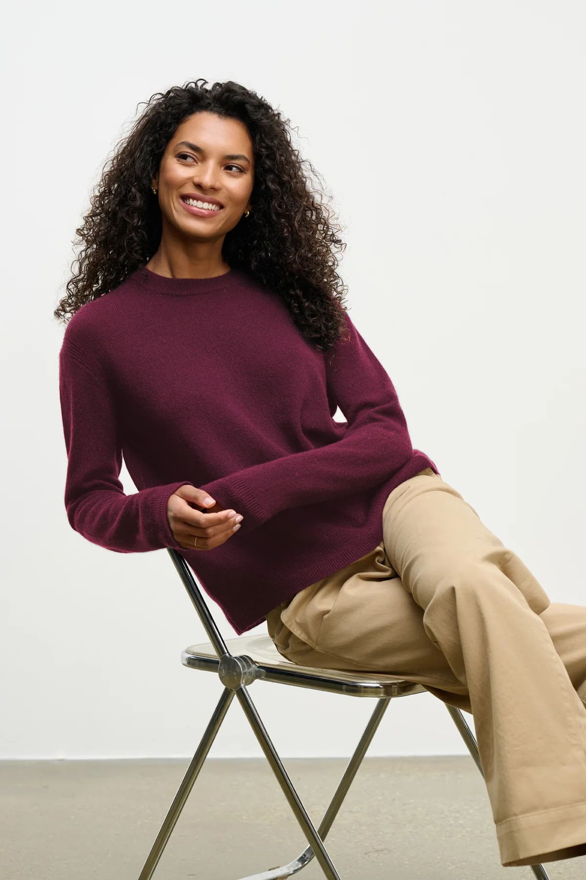 CRYSTAL CASHMERE SWEATER
