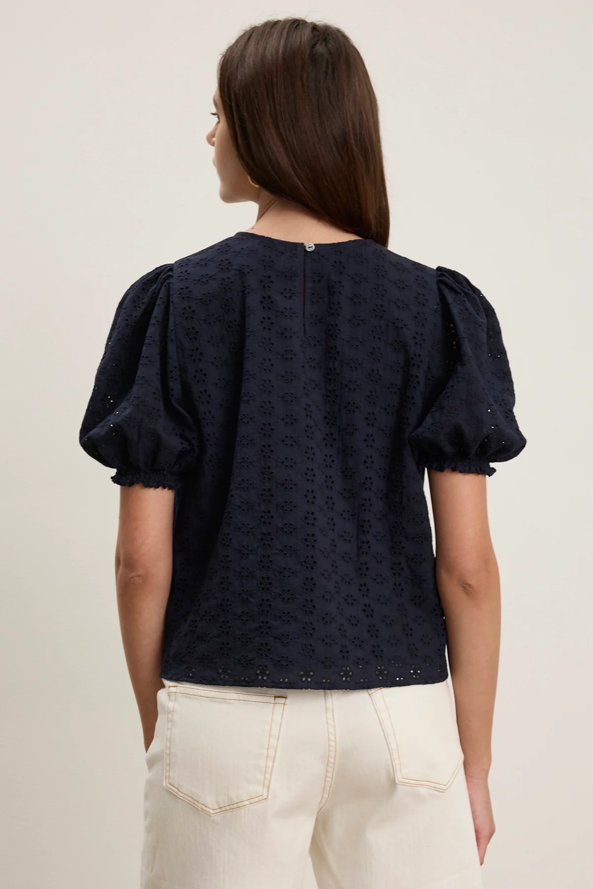 DALYN EYELET TOP