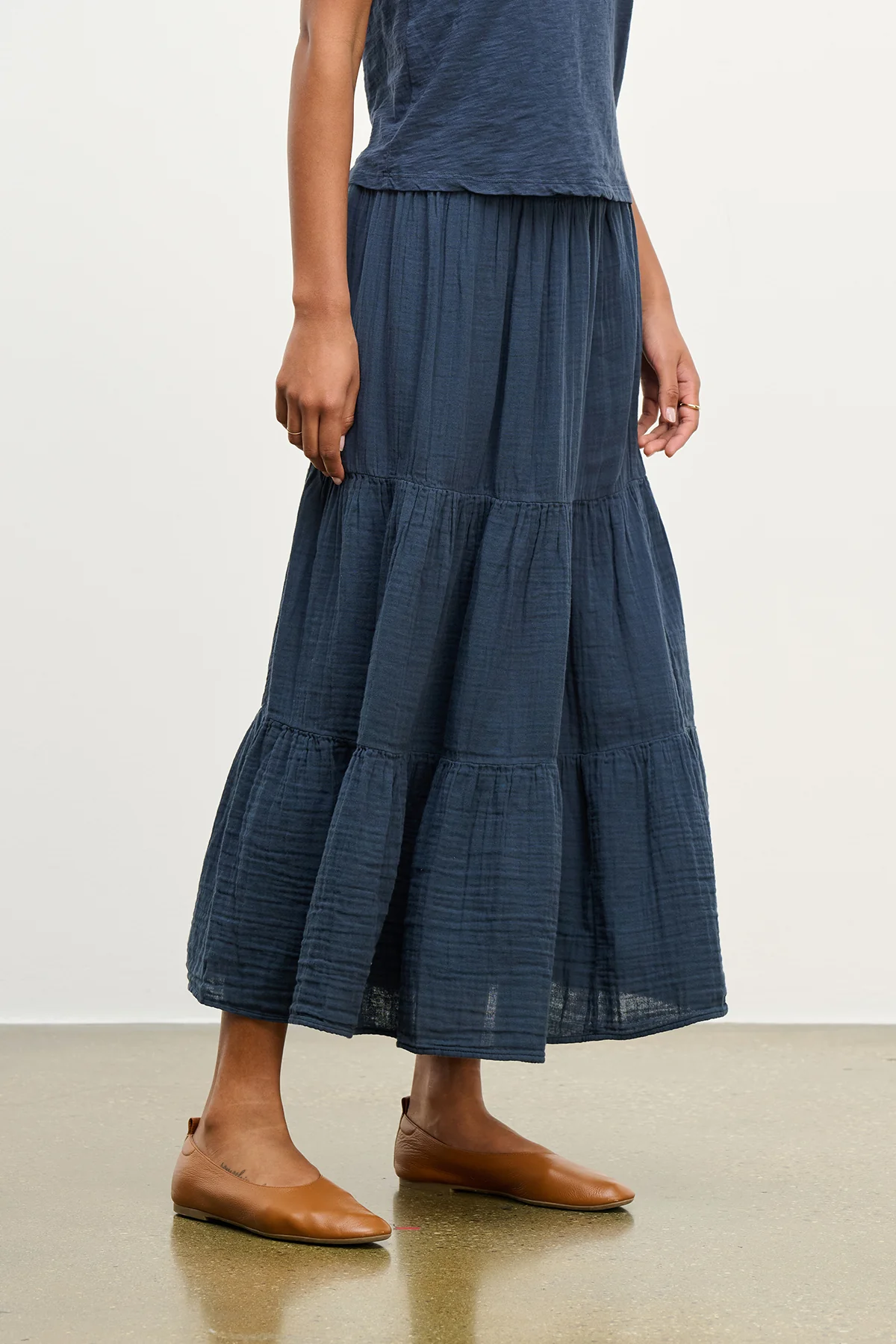 DANIELLE COTTON GAUZE SKIRT