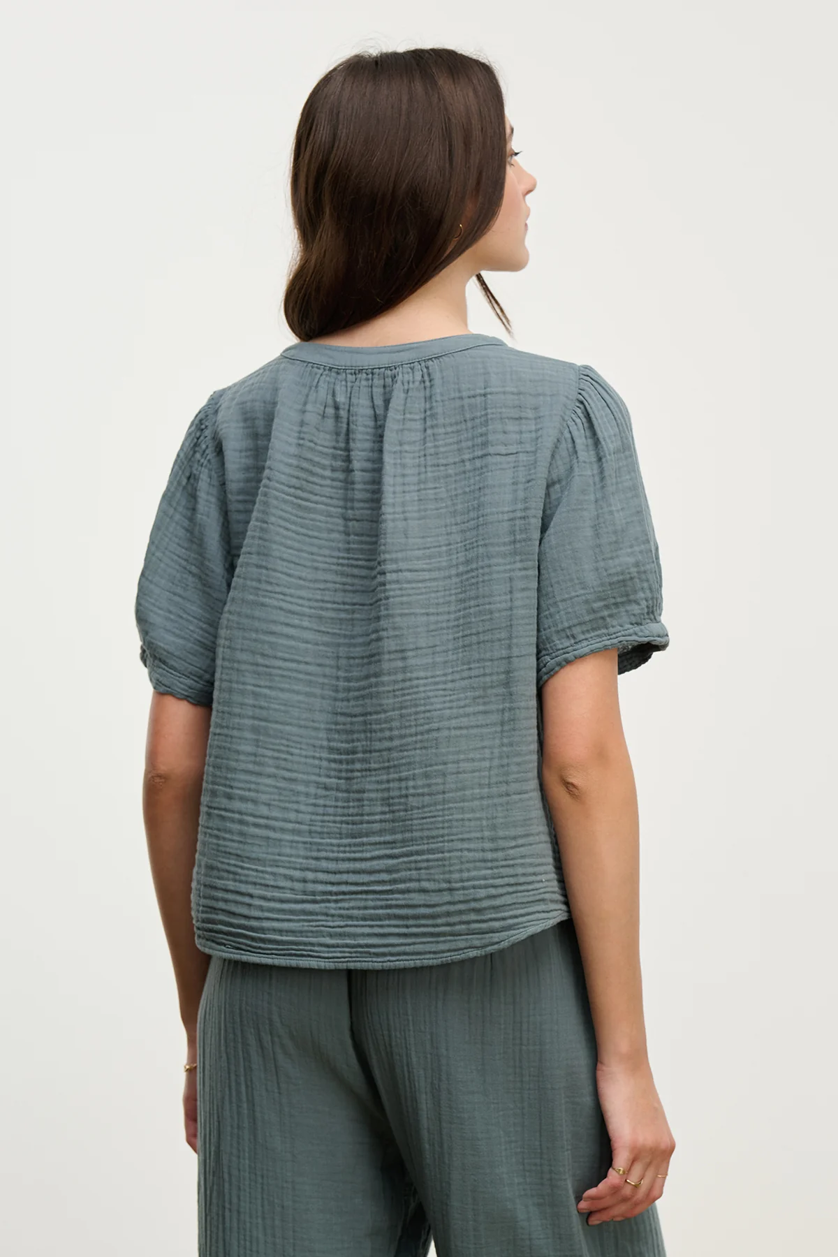 DEANN COTTON GAUZE TOP