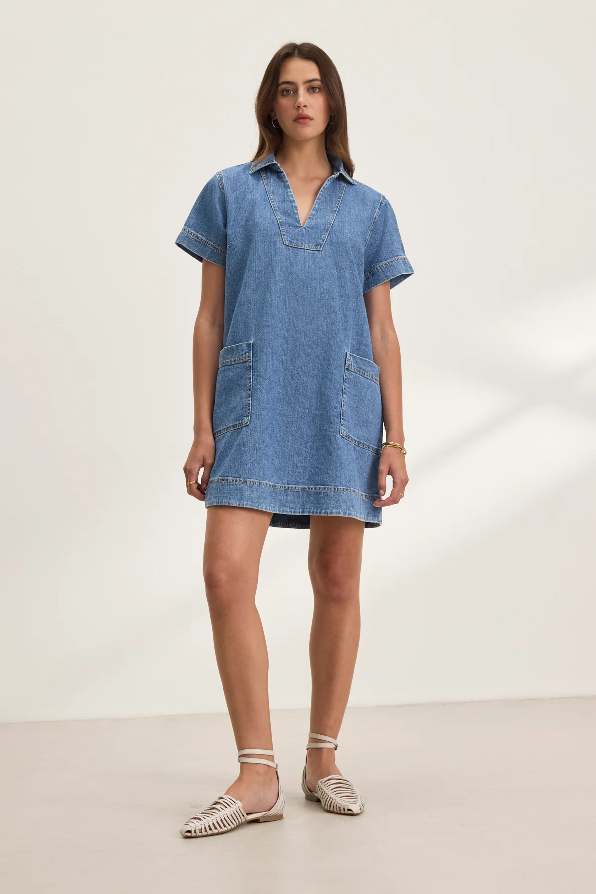DELANA DENIM DRESS