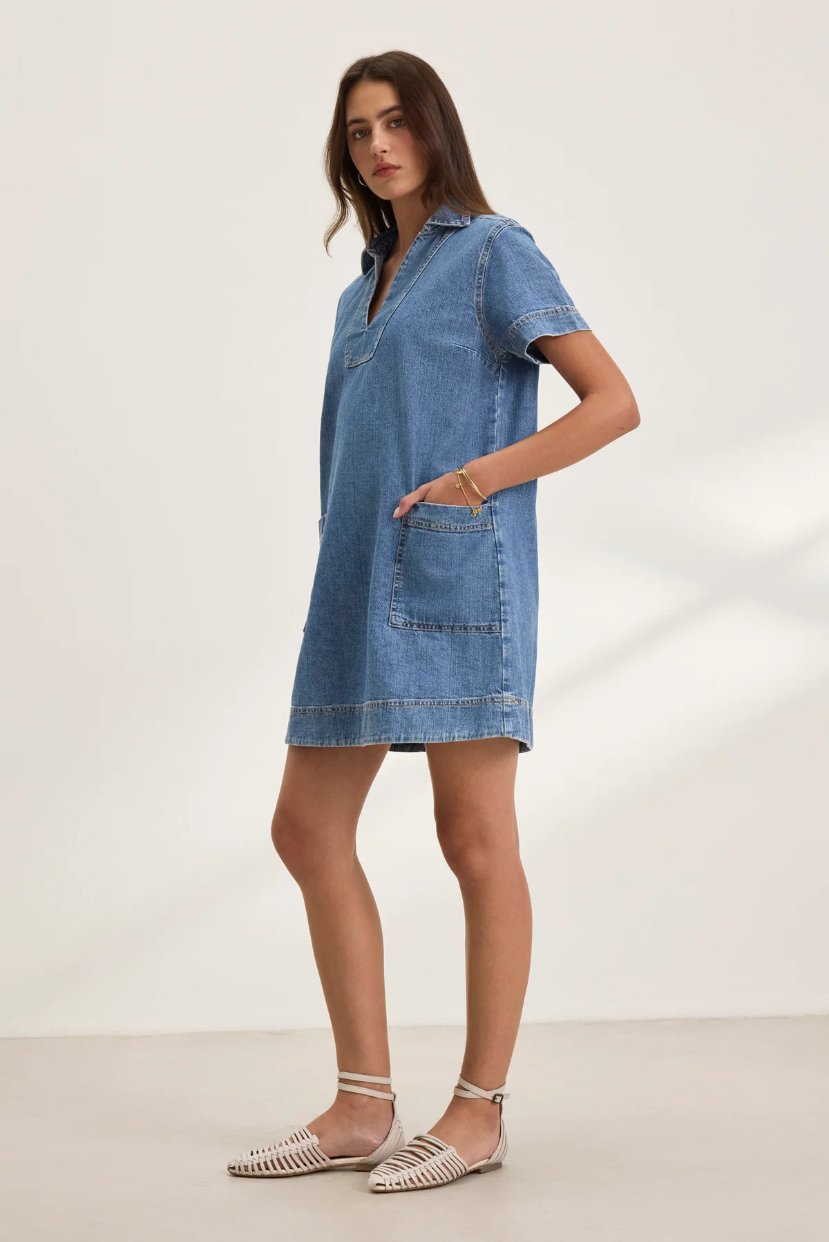DELANA DENIM DRESS