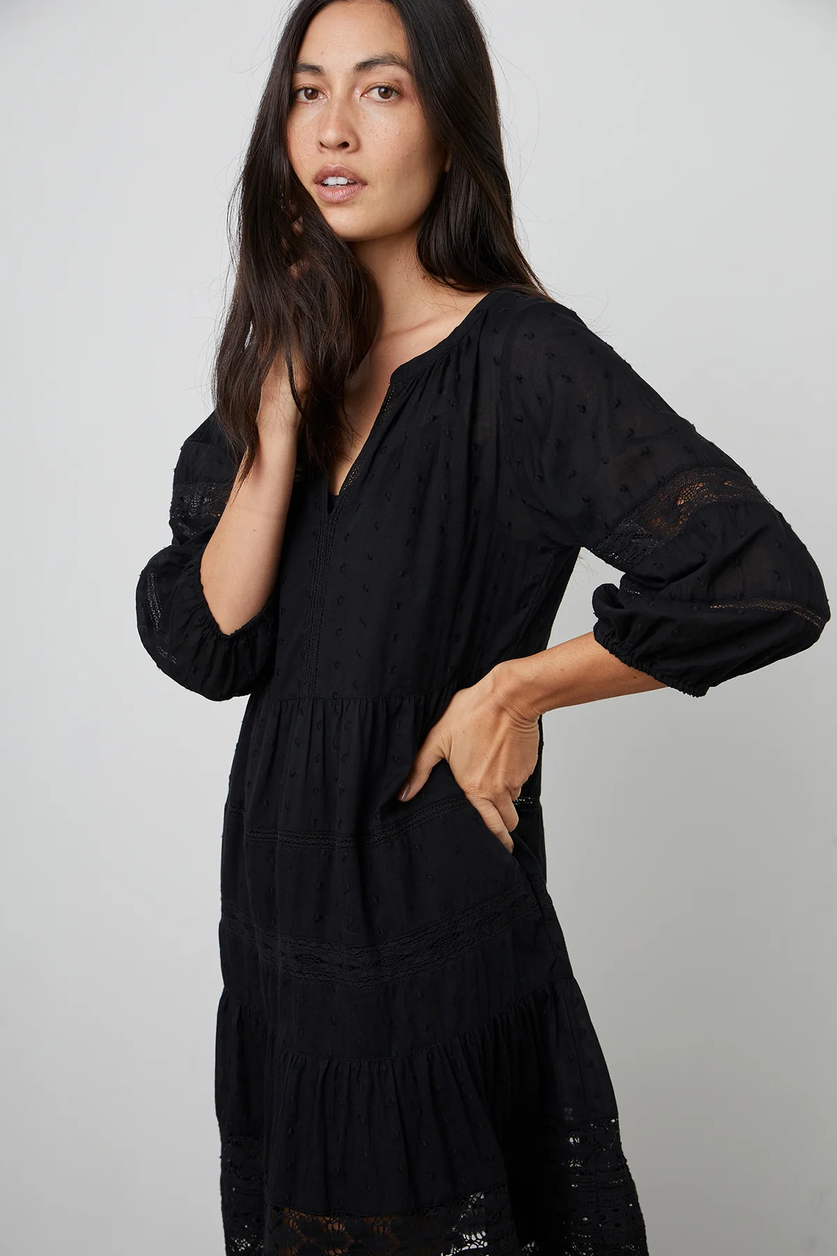 DOROTHY LACE BOHO DRESS
