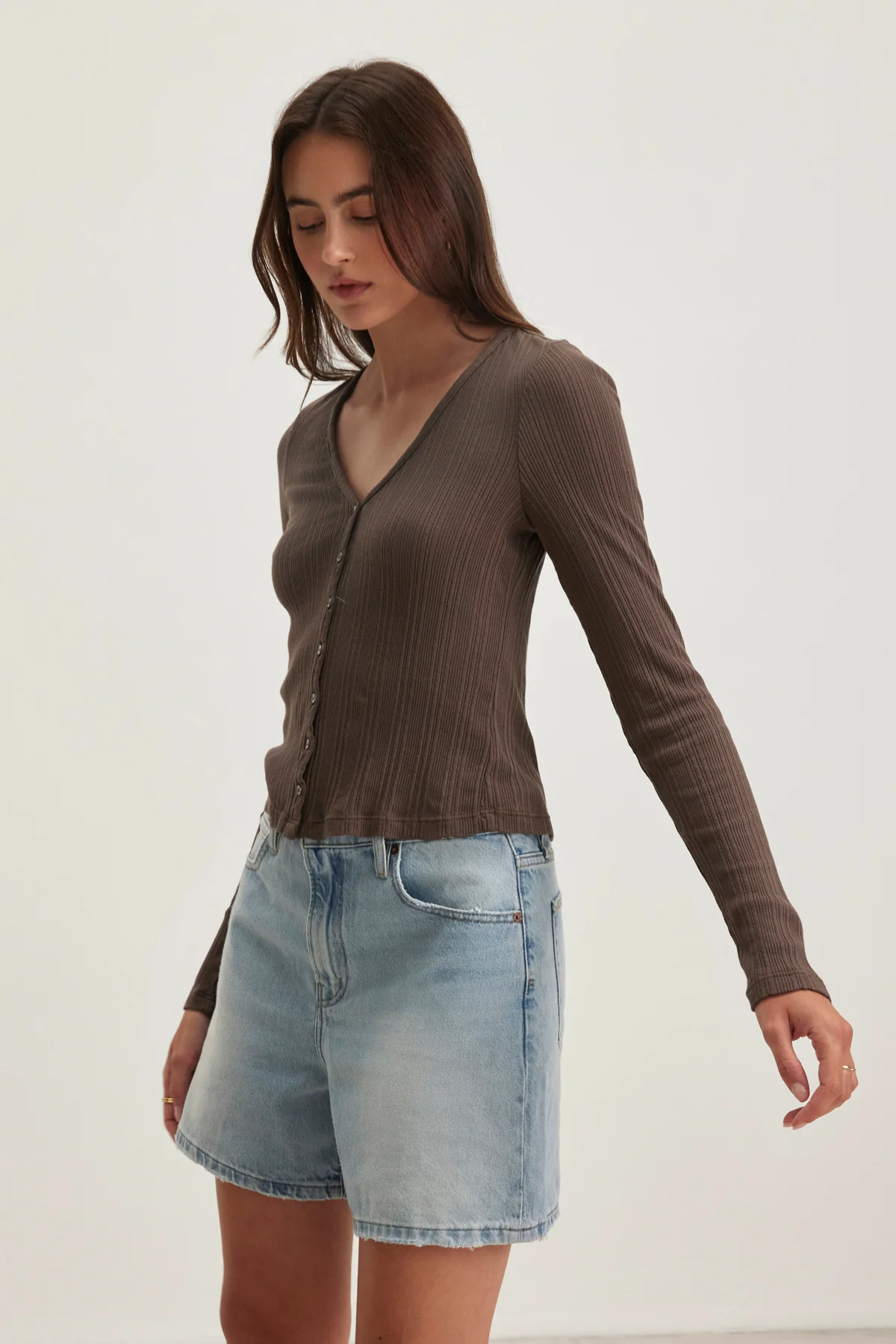 DREW POINTELLE CARDIGAN