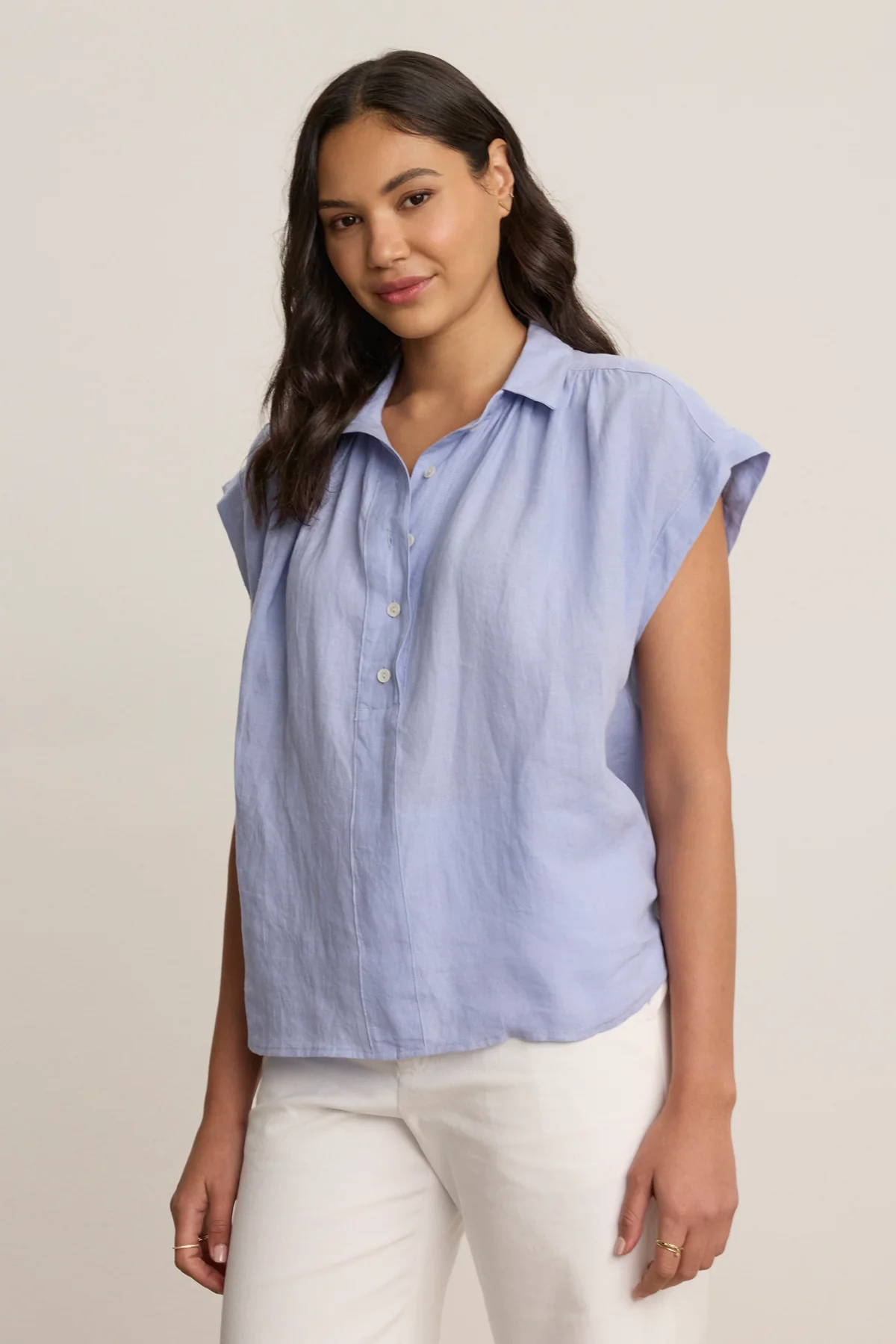 ELOWEN LINEN TOP