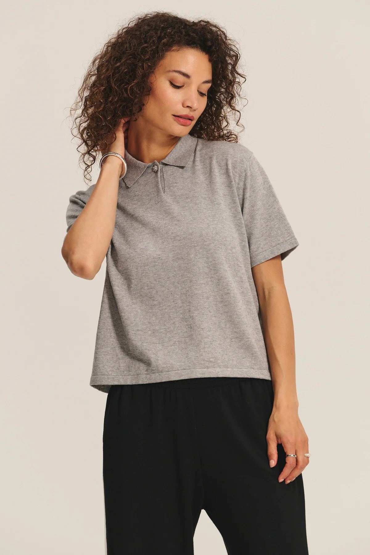 EMERSON EMBELLISHED SWEATER POLO