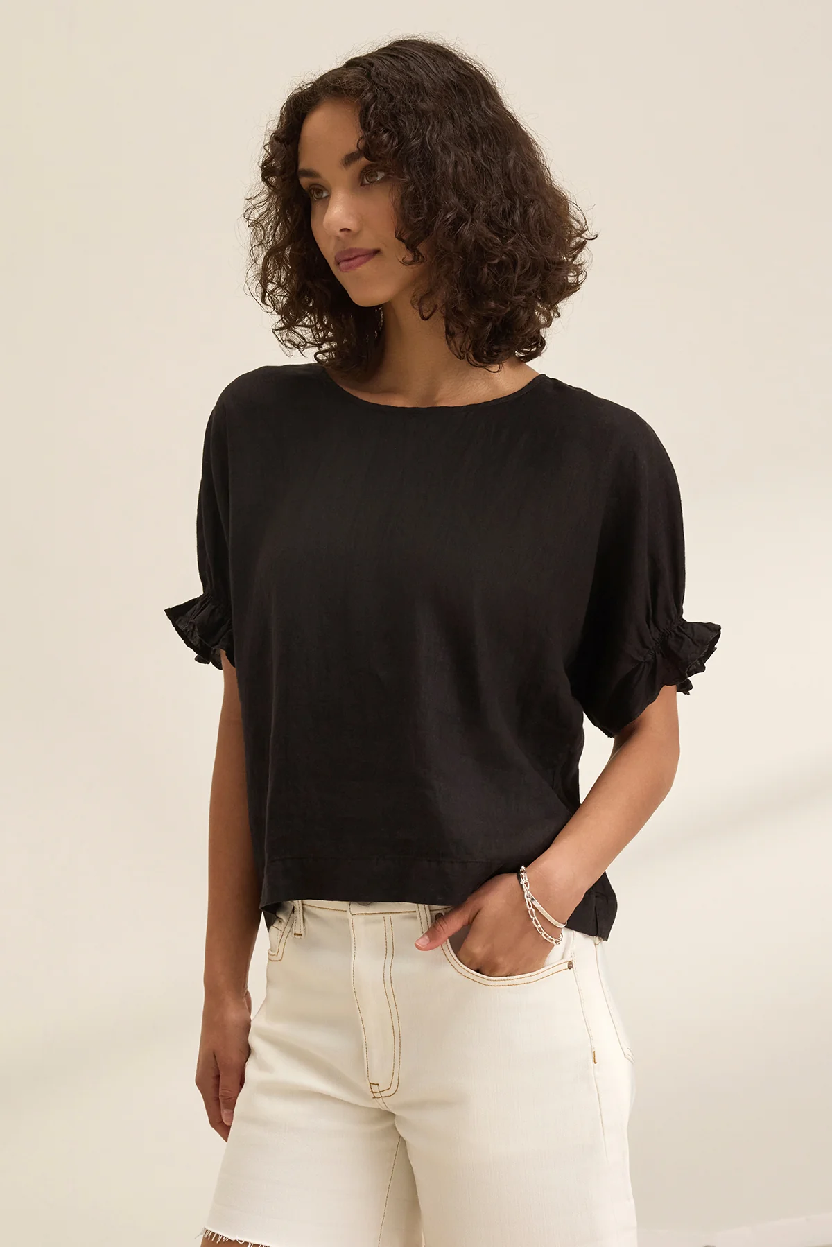 EMILY LINEN TOP