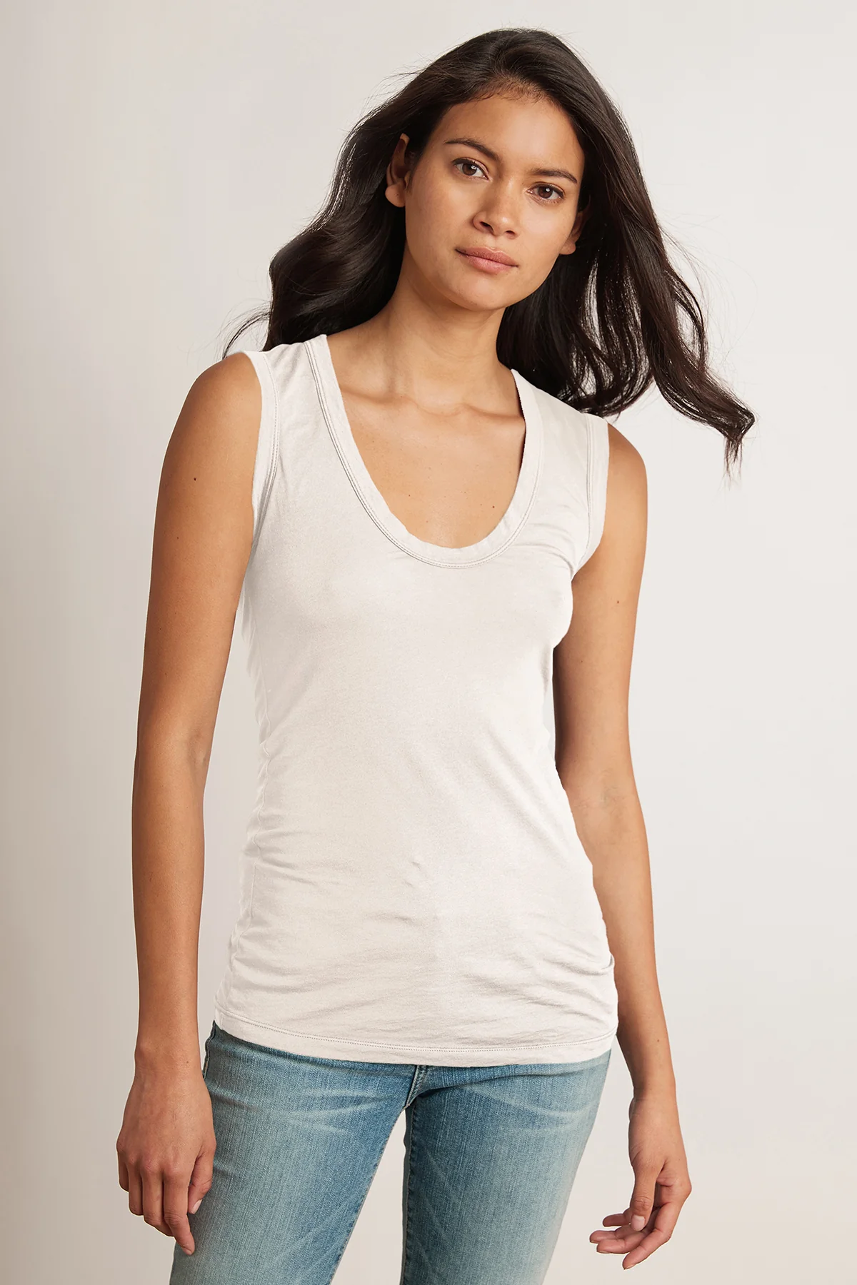 7814-estina-gauzy-whisper-fitted-tank-top-1.webp ESTINA GAUZY WHISPER FITTED TANK TOP