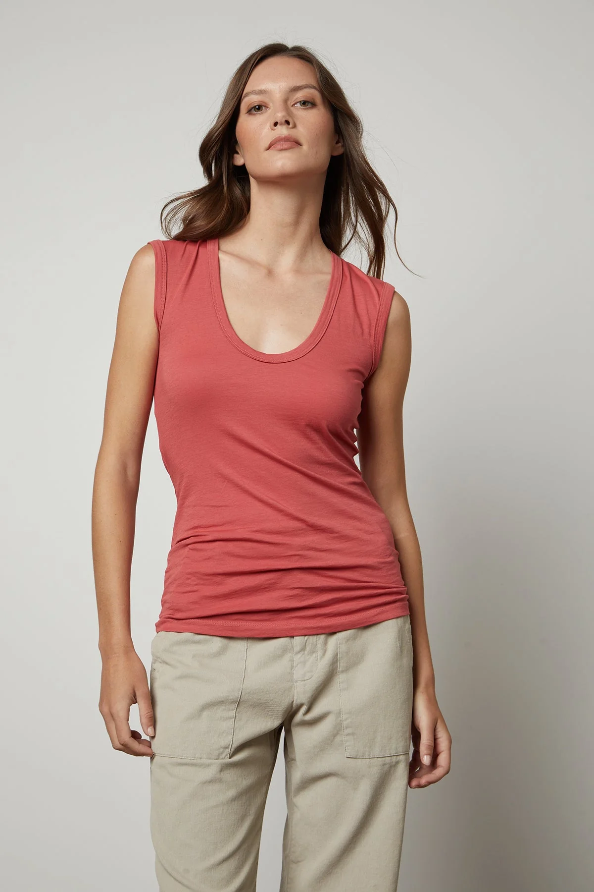 7825-estina-gauzy-whisper-fitted-tank-top-1.webp ESTINA GAUZY WHISPER FITTED TANK TOP