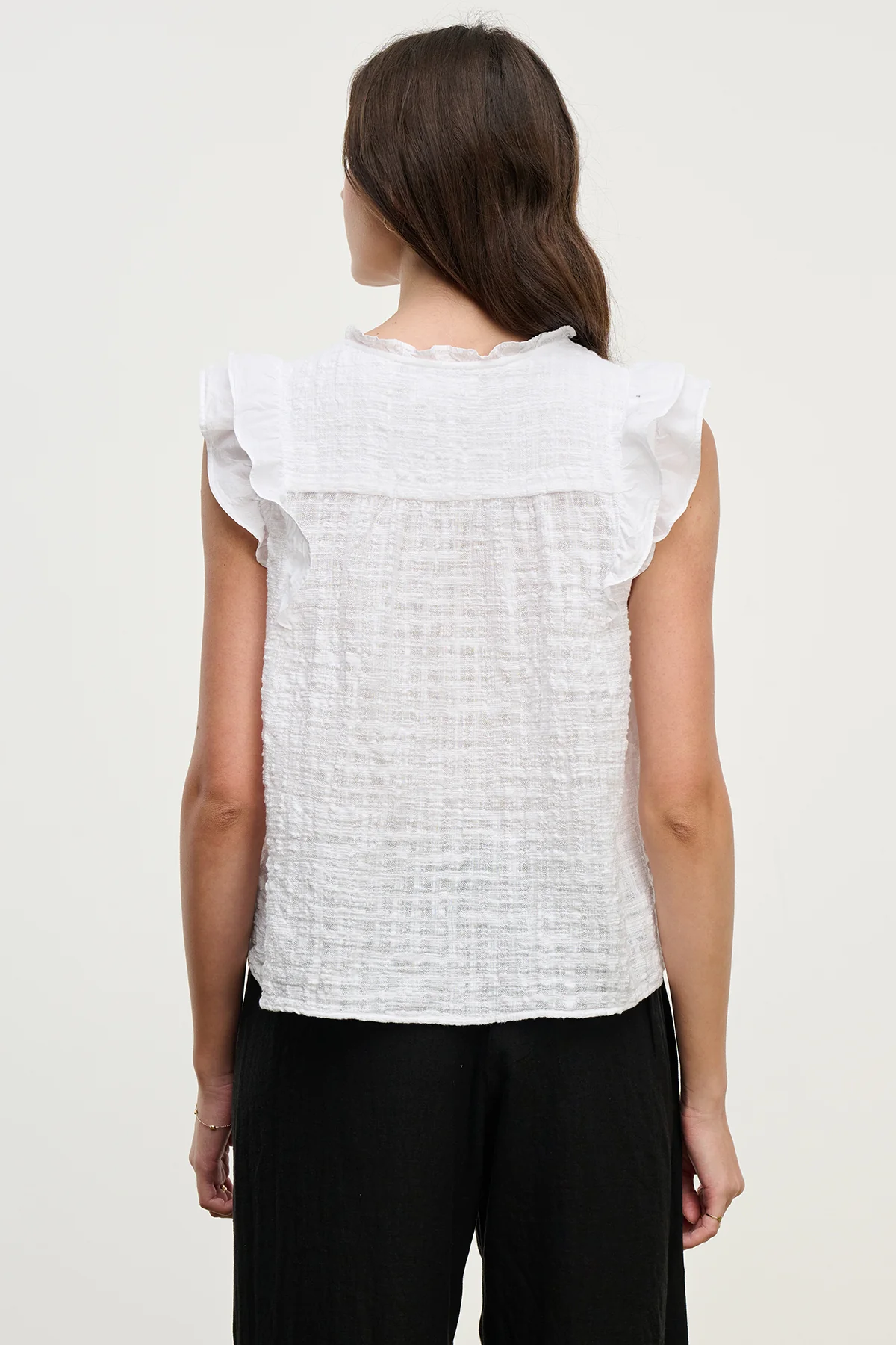 EVA TEXTURED COTTON GAUZE TOP