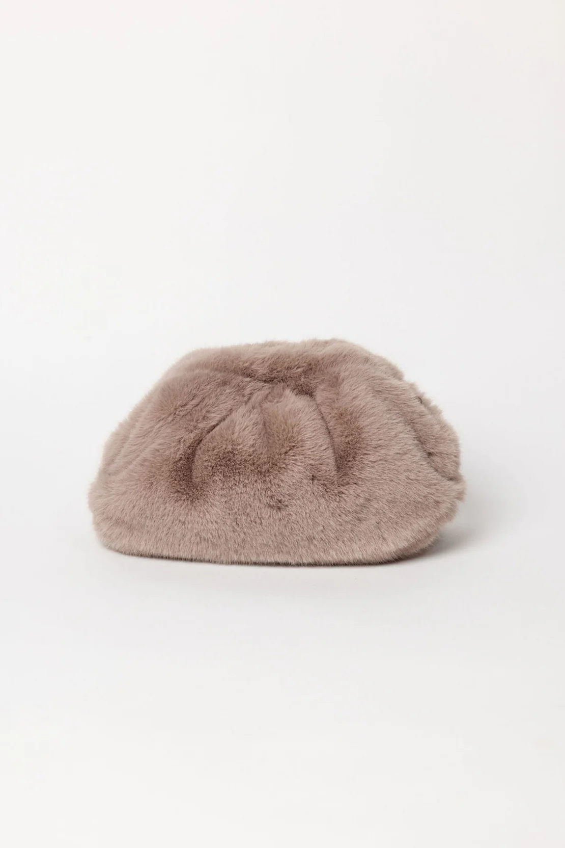 FAUX FUR CLUTCH