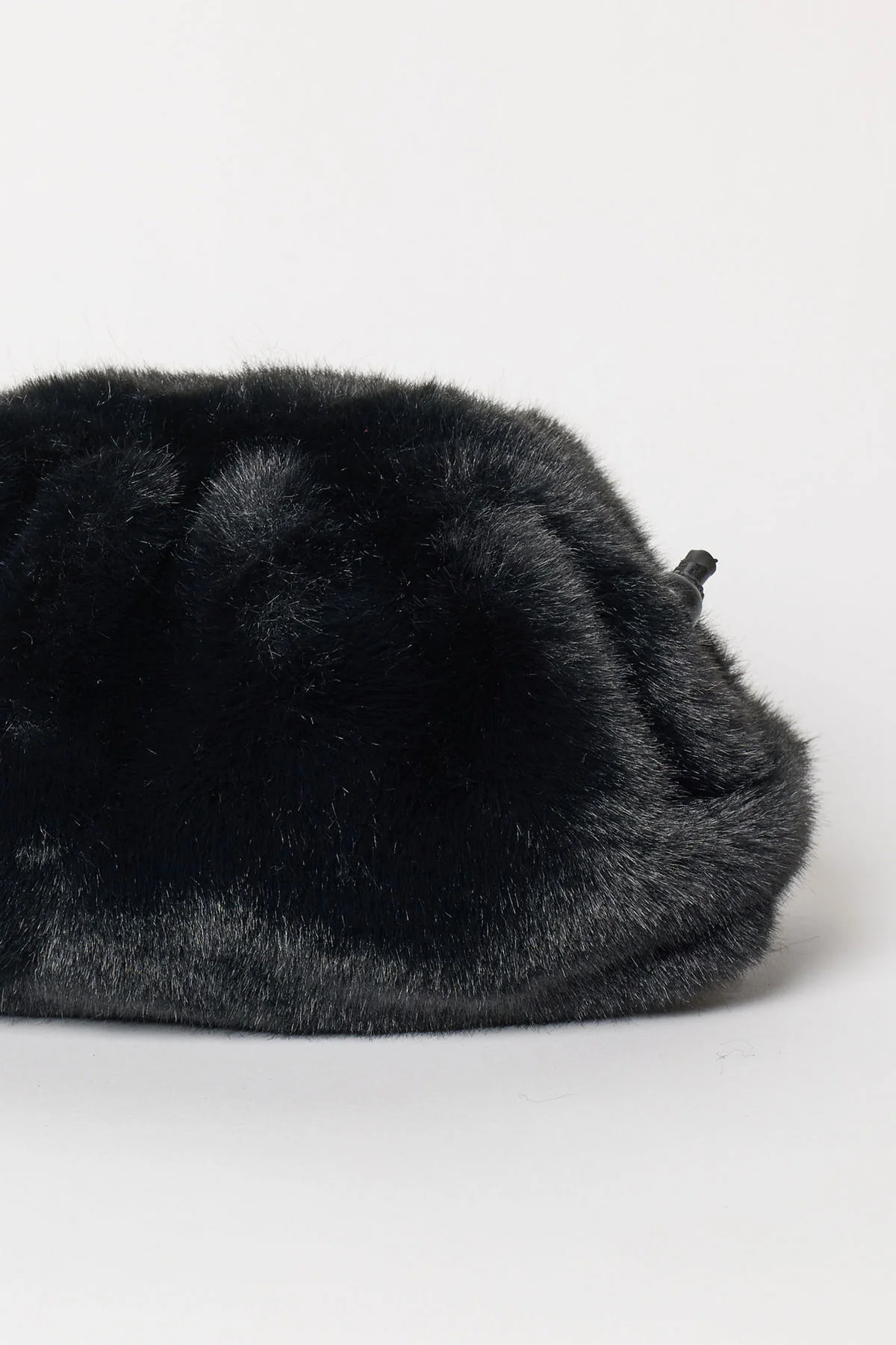 FAUX FUR CLUTCH
