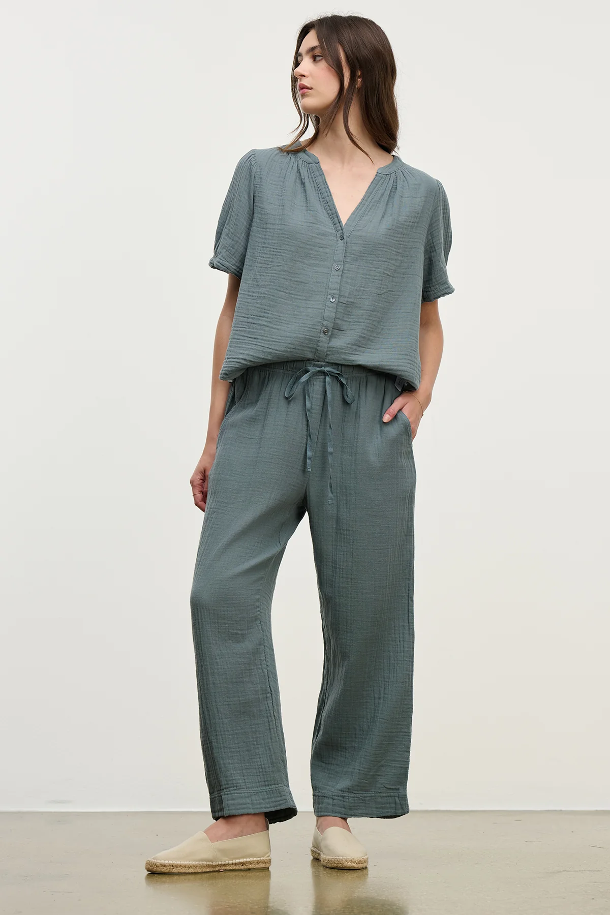 FRANNY COTTON GAUZE PANT