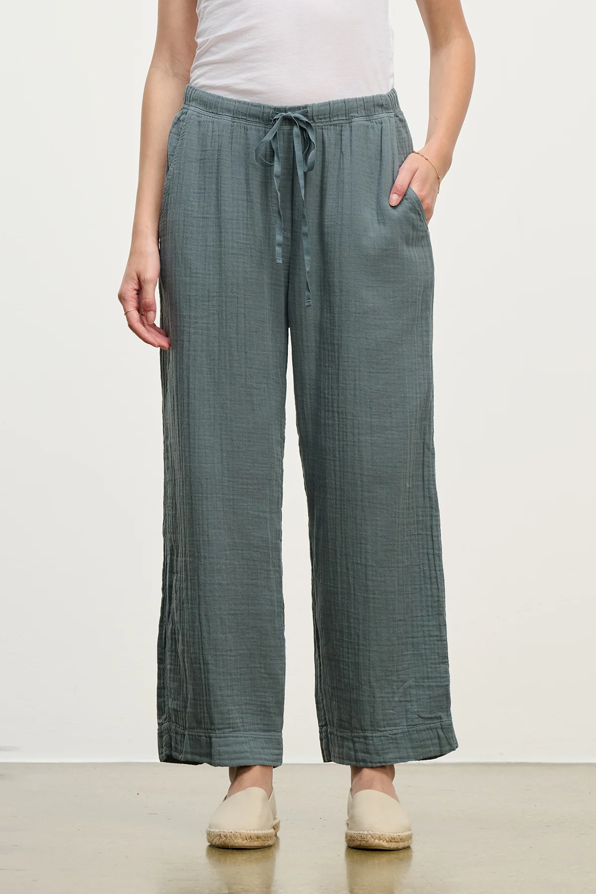 FRANNY COTTON GAUZE PANT