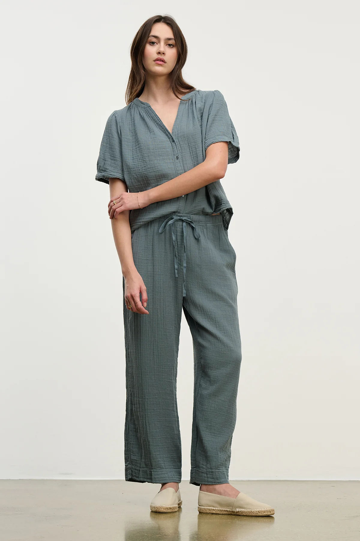 FRANNY COTTON GAUZE PANT