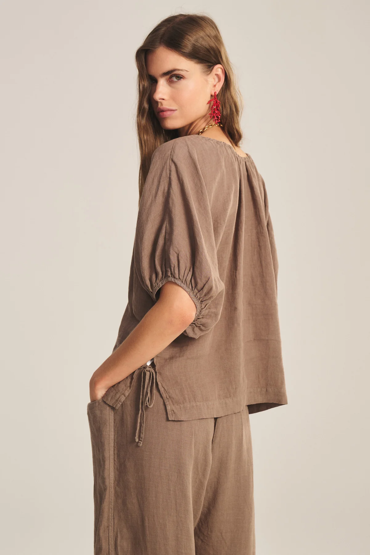 COSETTE LINEN TOP