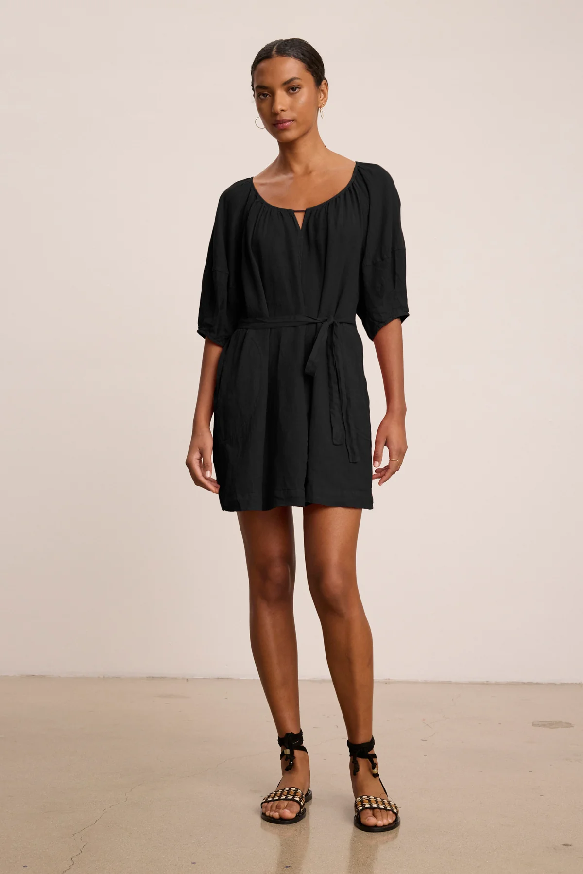 GRETA LINEN DRESS