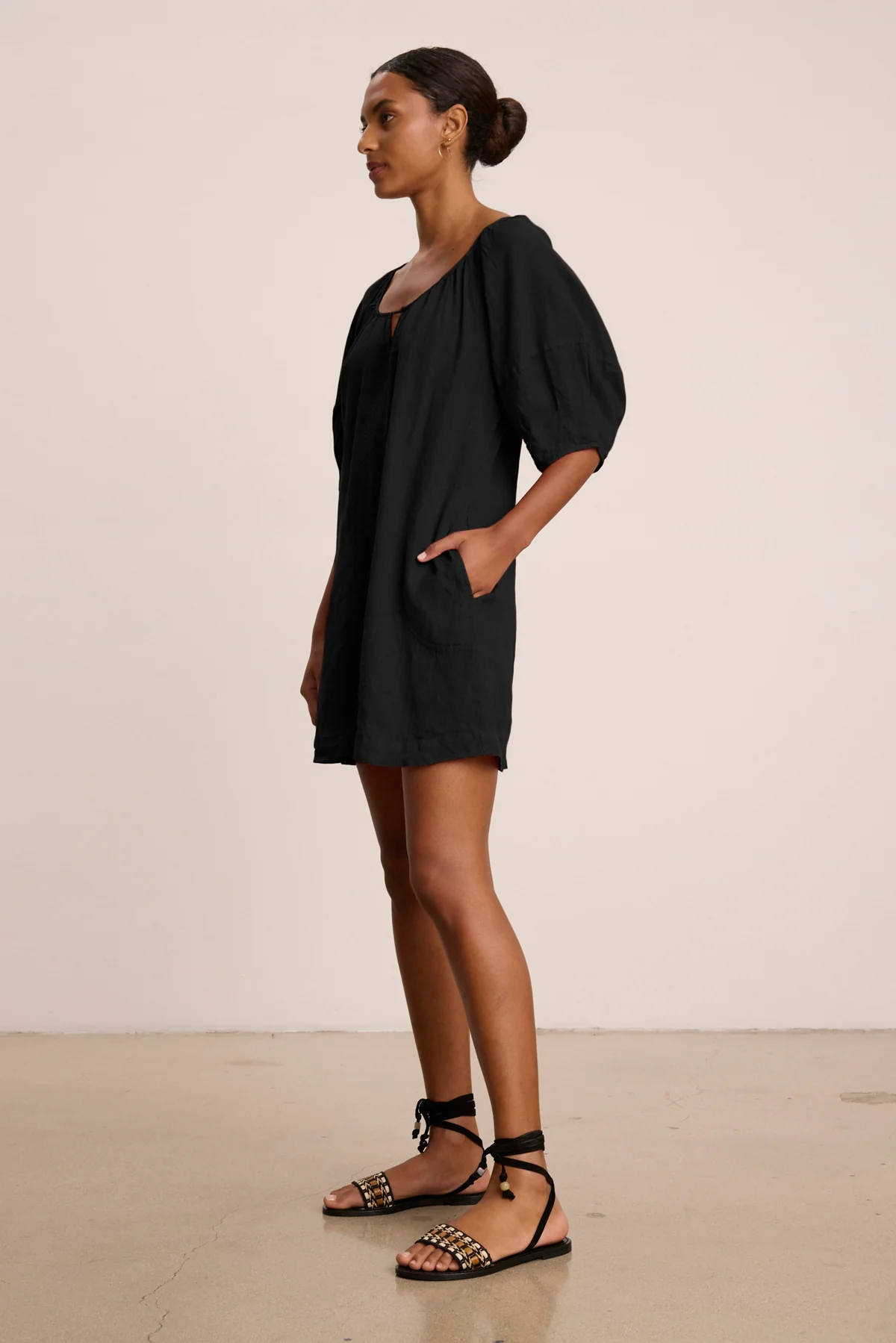 GRETA LINEN DRESS
