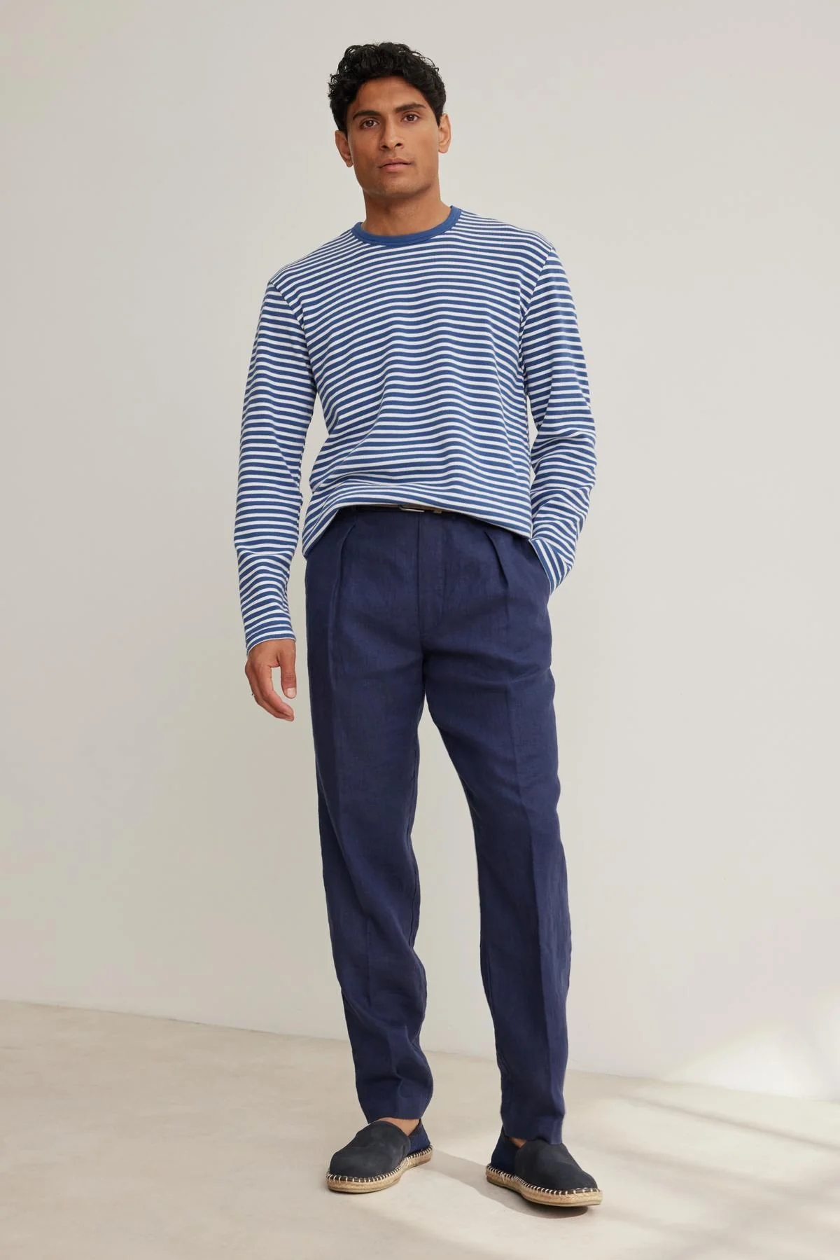 HARLAN THERMAL STRIPED CREW