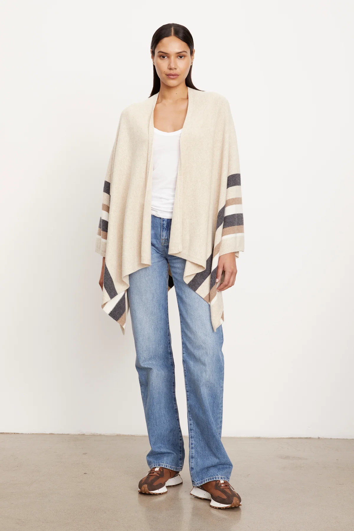 HARPER OPEN FRONT PONCHO