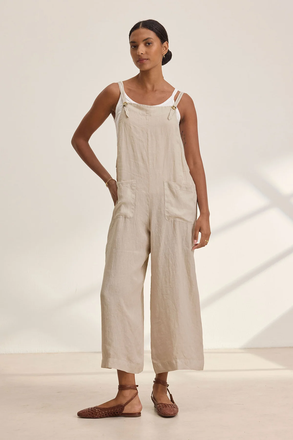 ISABEL LINEN ROMPER